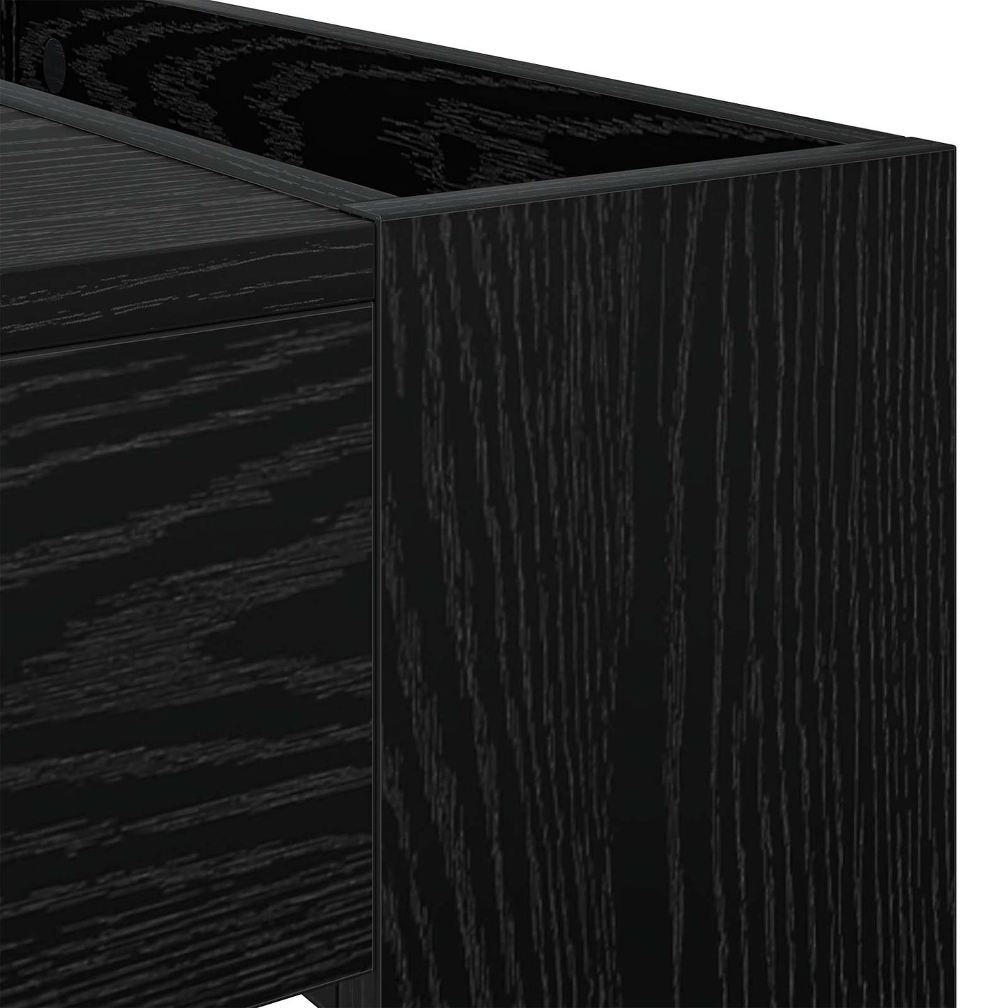 Kaffebord Svart Eik 110 x 50 x 41 cm Konstruert tre