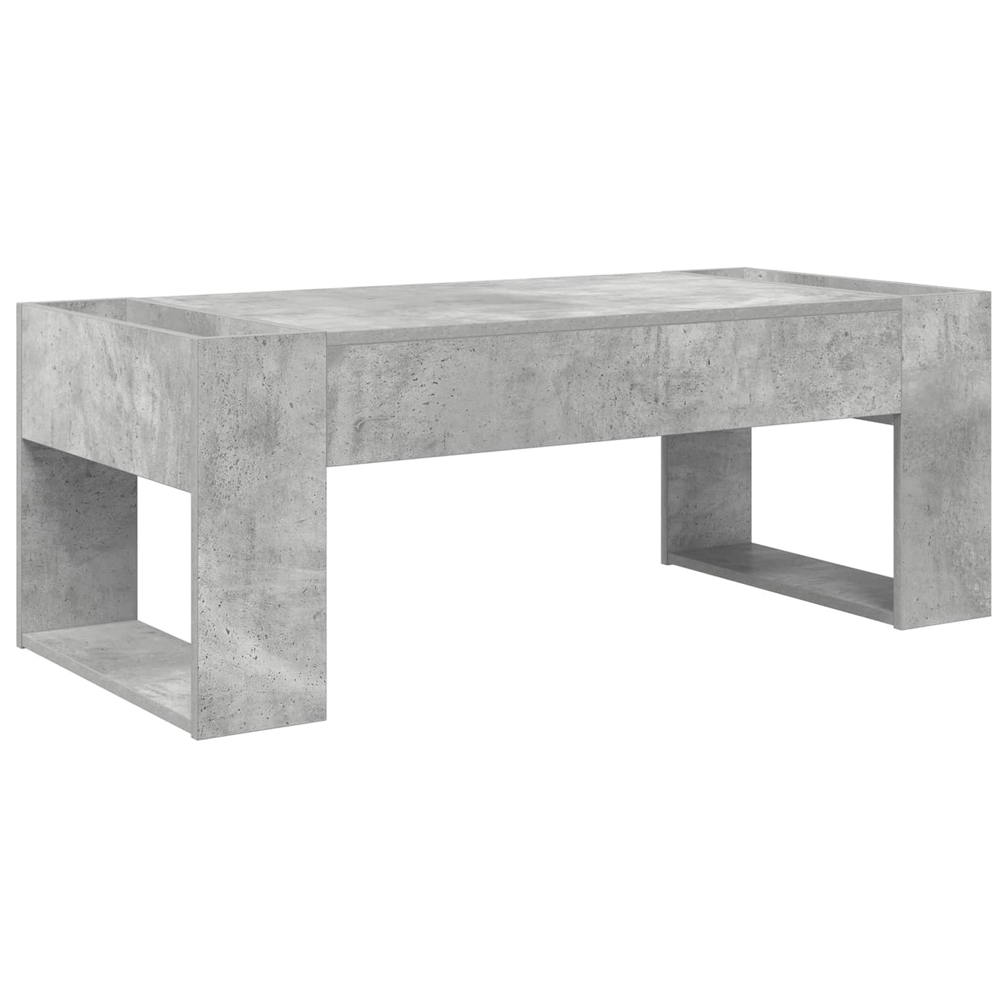 Kaffebord Betonggrå 110 x 50 x 41 cm Konstruert tre