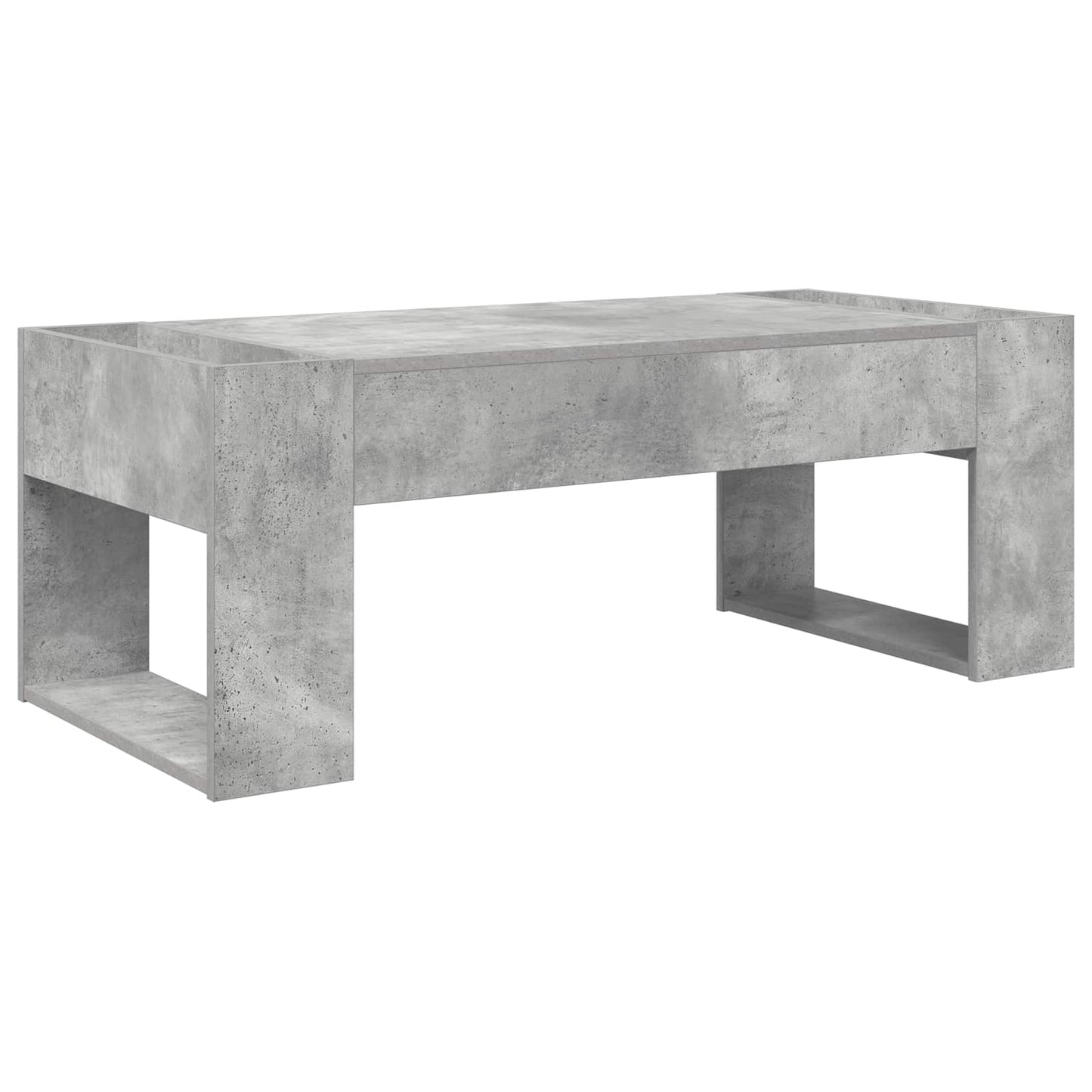 Kaffebord Betonggrå 110 x 50 x 41 cm Konstruert tre