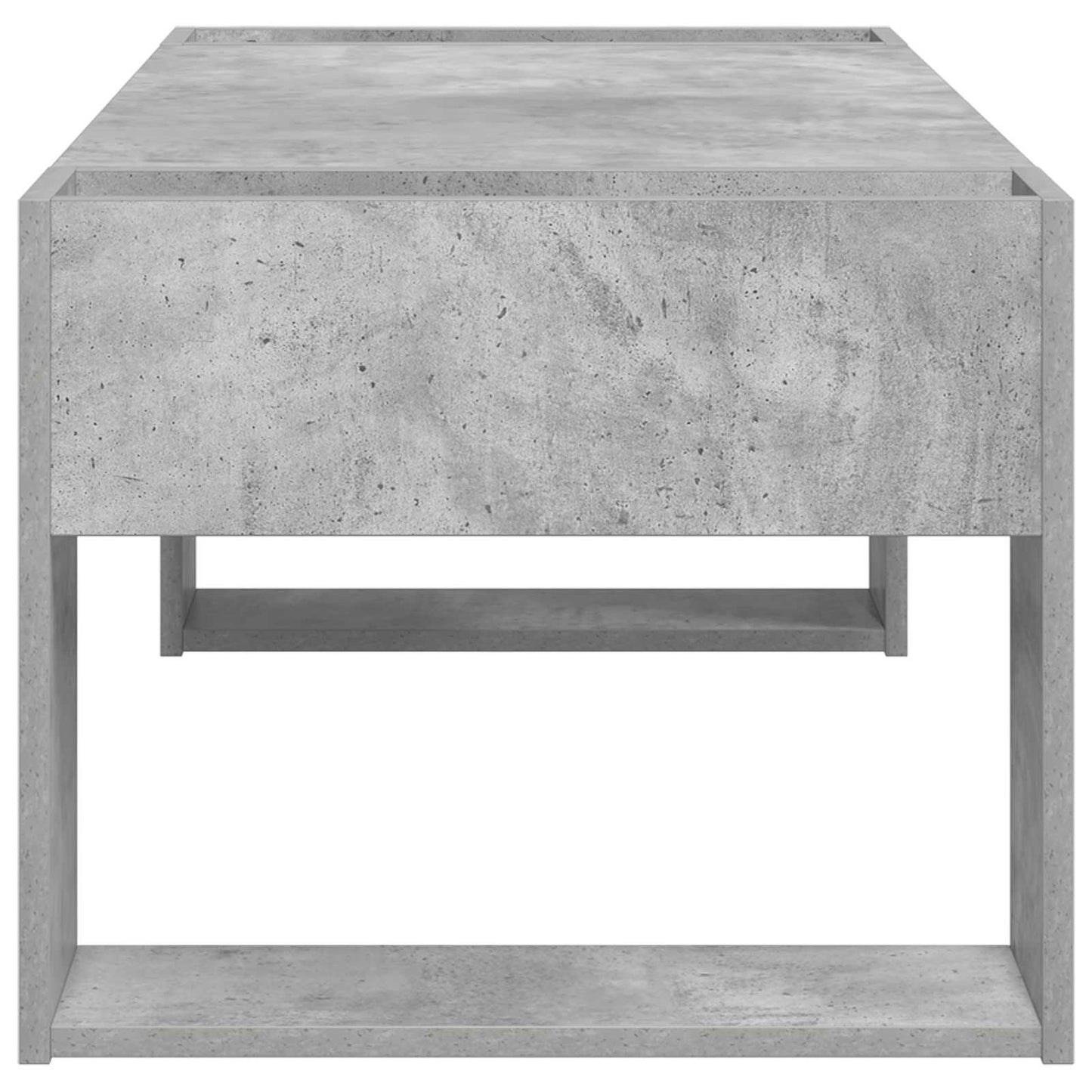 Kaffebord Betonggrå 110 x 50 x 41 cm Konstruert tre