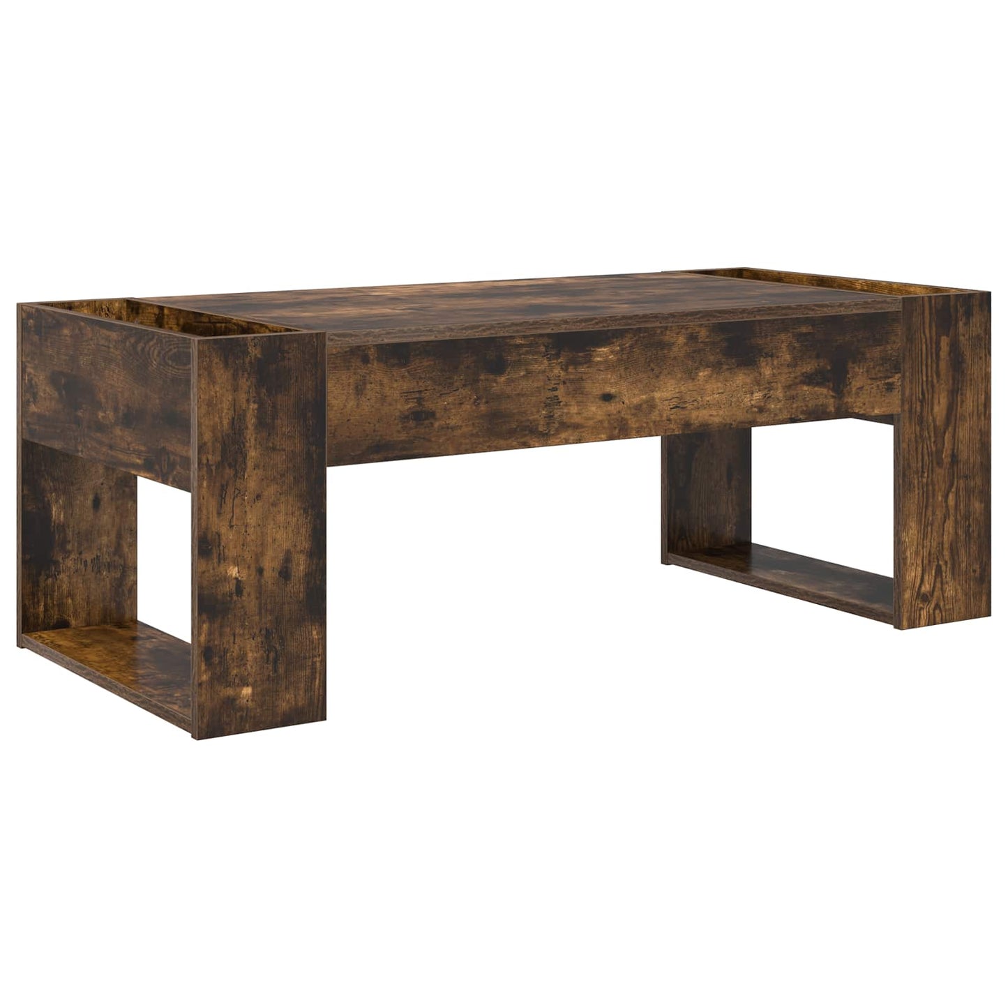 Kaffebord Røkt eik 110 x 50 x 41 cm Konstruert tre