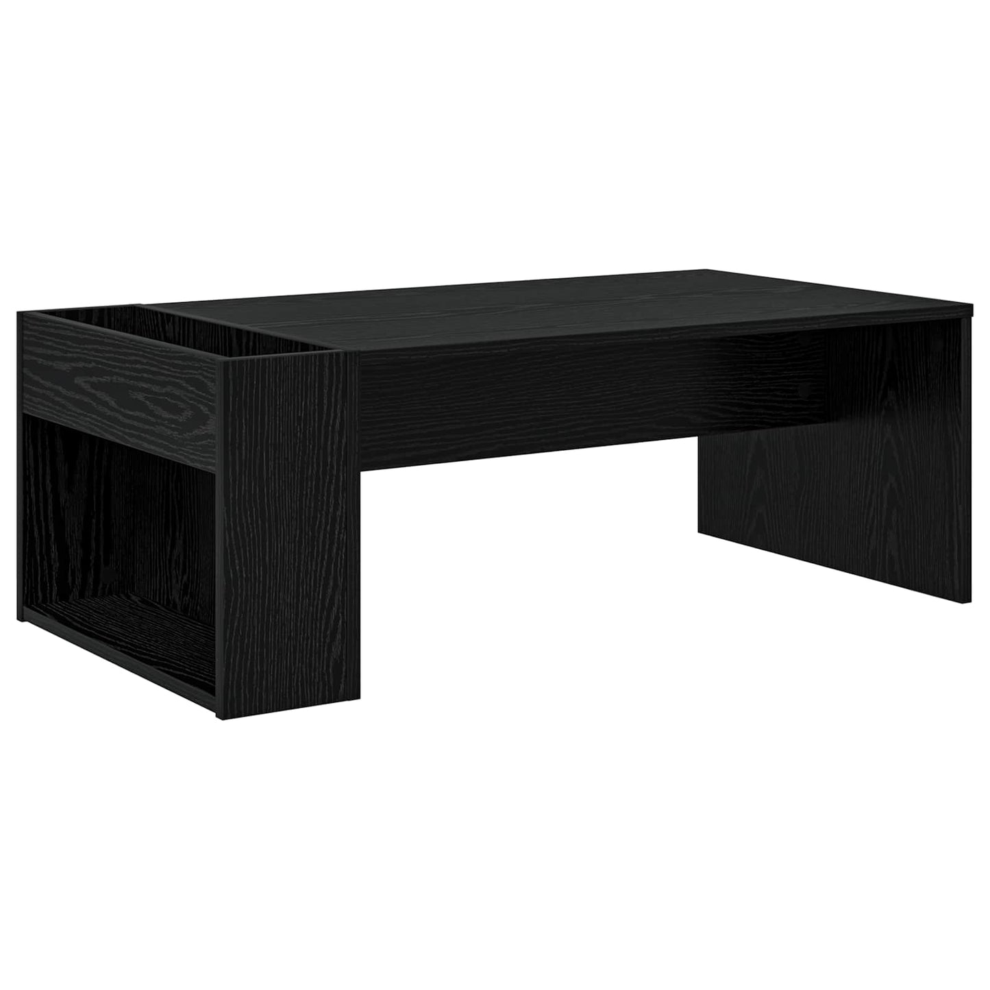 Kaffebord Svart Eik 95 x 50 x 34 cm Konstruert tre