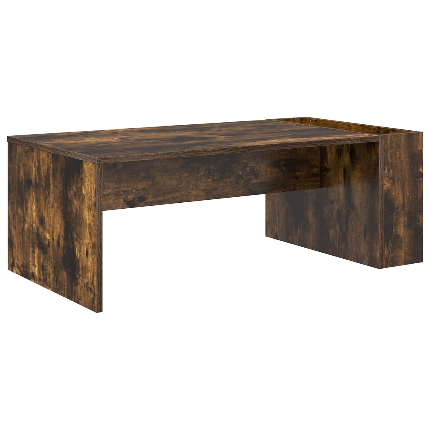 Kaffebord Røkt eik 95 x 50 x 34 cm Konstruert tre