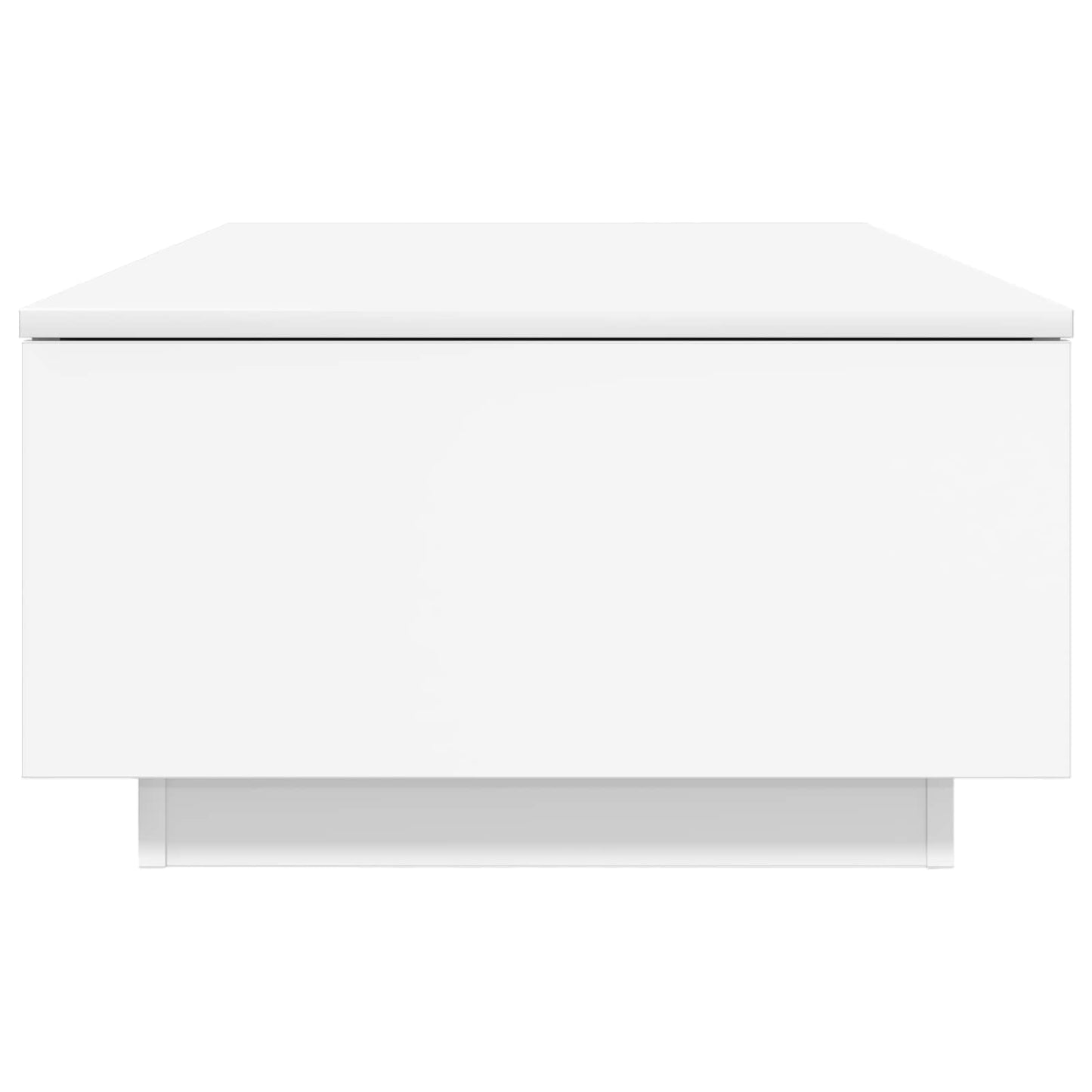 Kaffebord med skuff Hvit 95 x 55 x 31 cm Konstruert tre