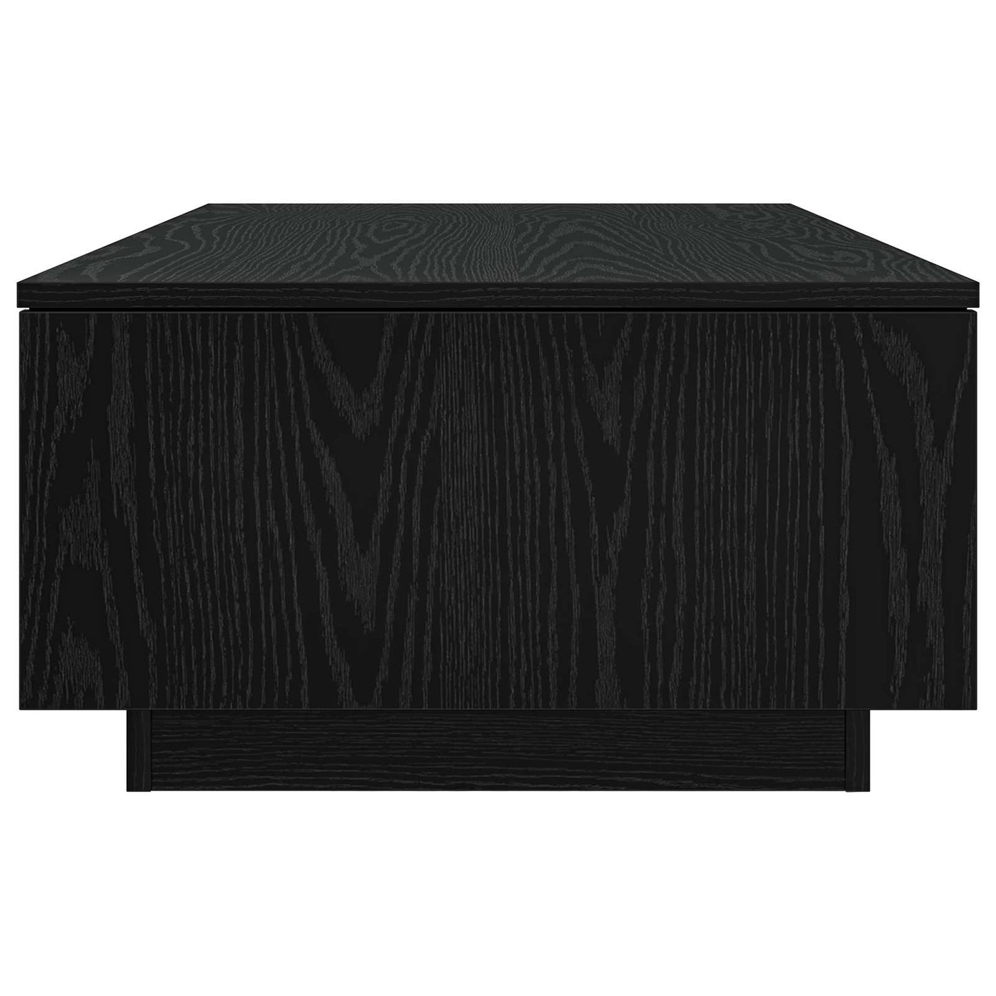 Kaffebord med skuff Svart Eik 95 x 55 x 31 cm Konstruert tre