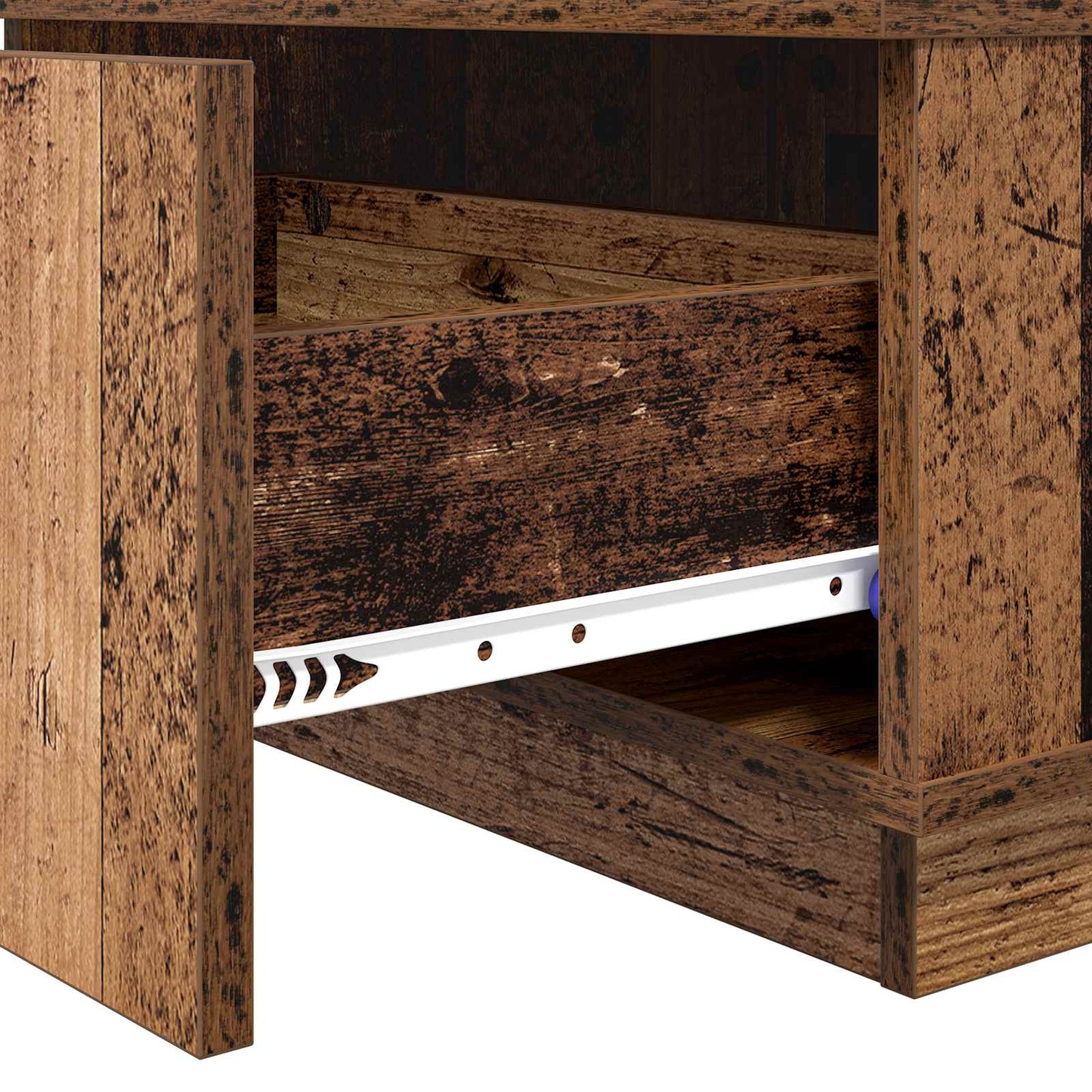 Kaffebord med skuff Gammelt tre 95 x 55 x 31 cm Konstruert tre