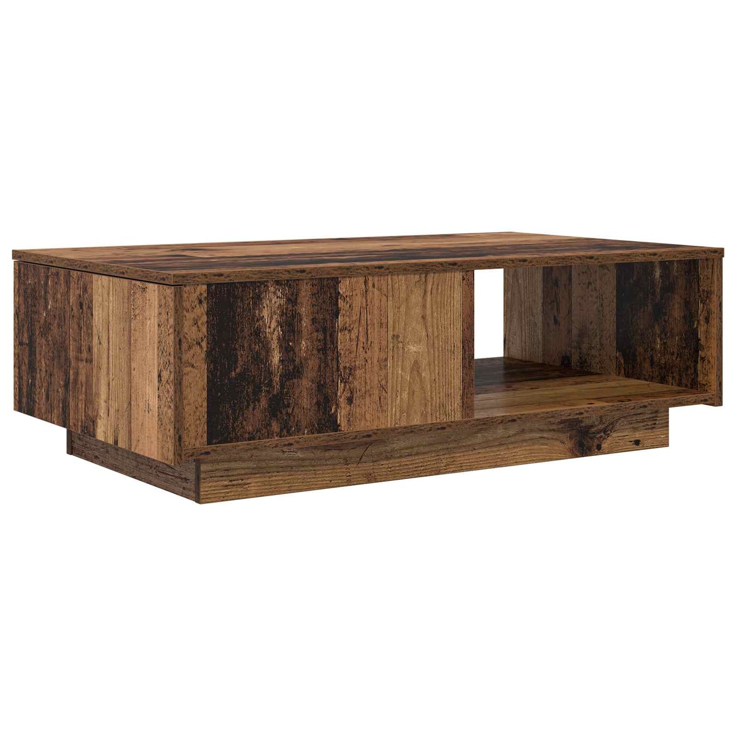 Kaffebord med skuff Gammelt tre 95 x 55 x 31 cm Konstruert tre