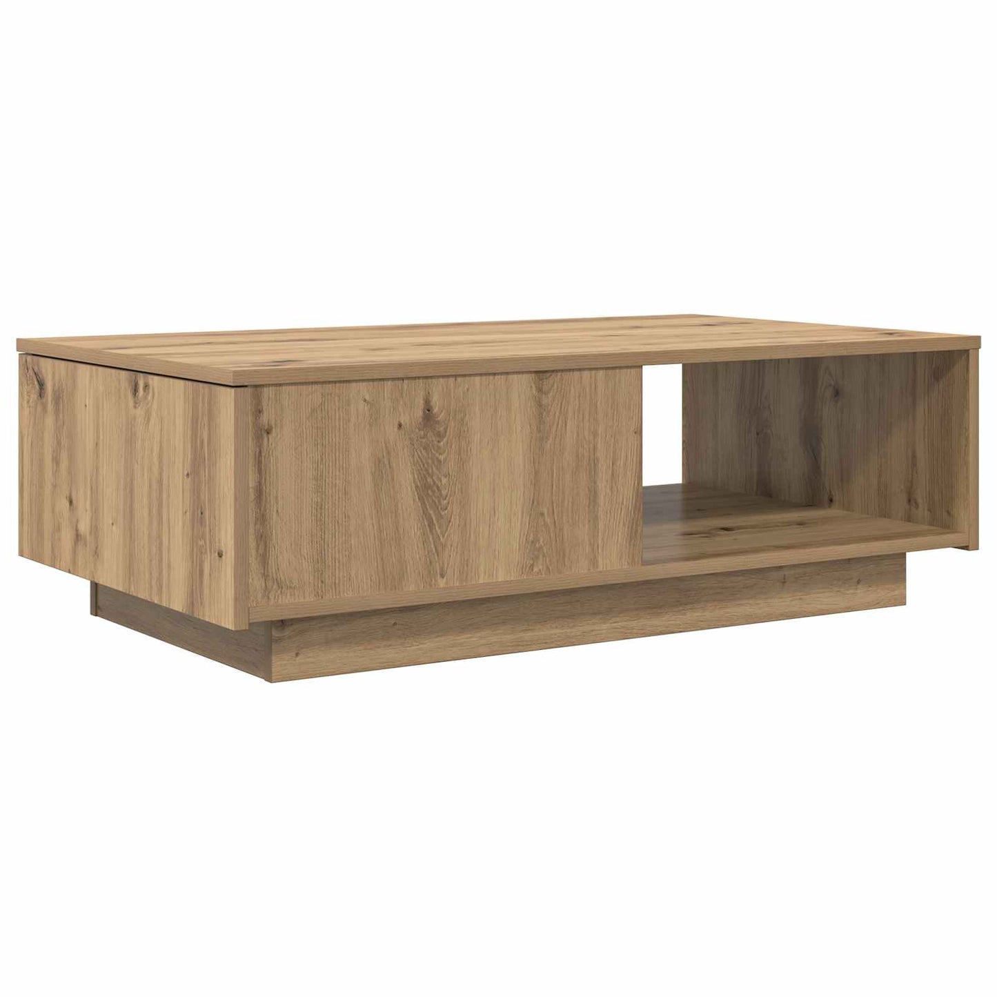 Kaffebord med skuff Artisan Eik 95 x 55 x 31 cm Konstruert tre