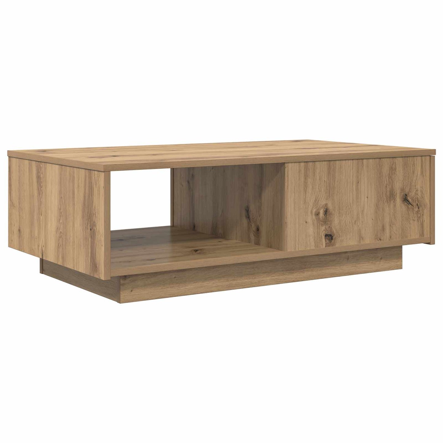 Kaffebord med skuff Artisan Eik 95 x 55 x 31 cm Konstruert tre