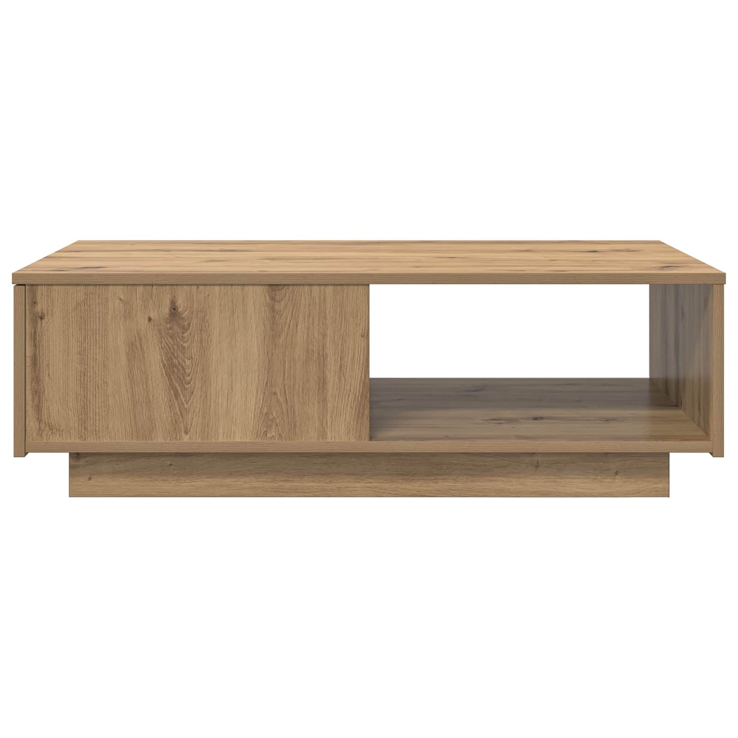 Kaffebord med skuff Artisan Eik 95 x 55 x 31 cm Konstruert tre