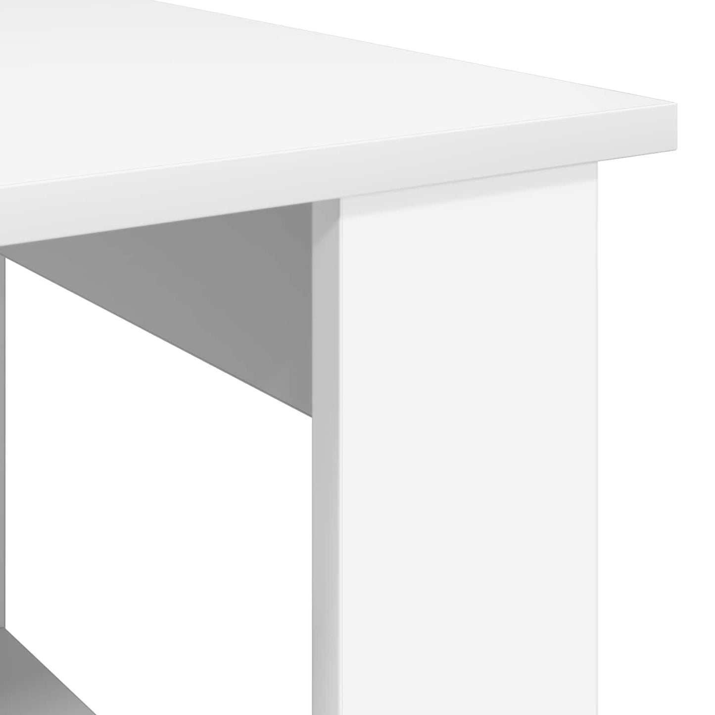 Kaffebord Hvit 72 x 50 x 50 cm Konstruert tre
