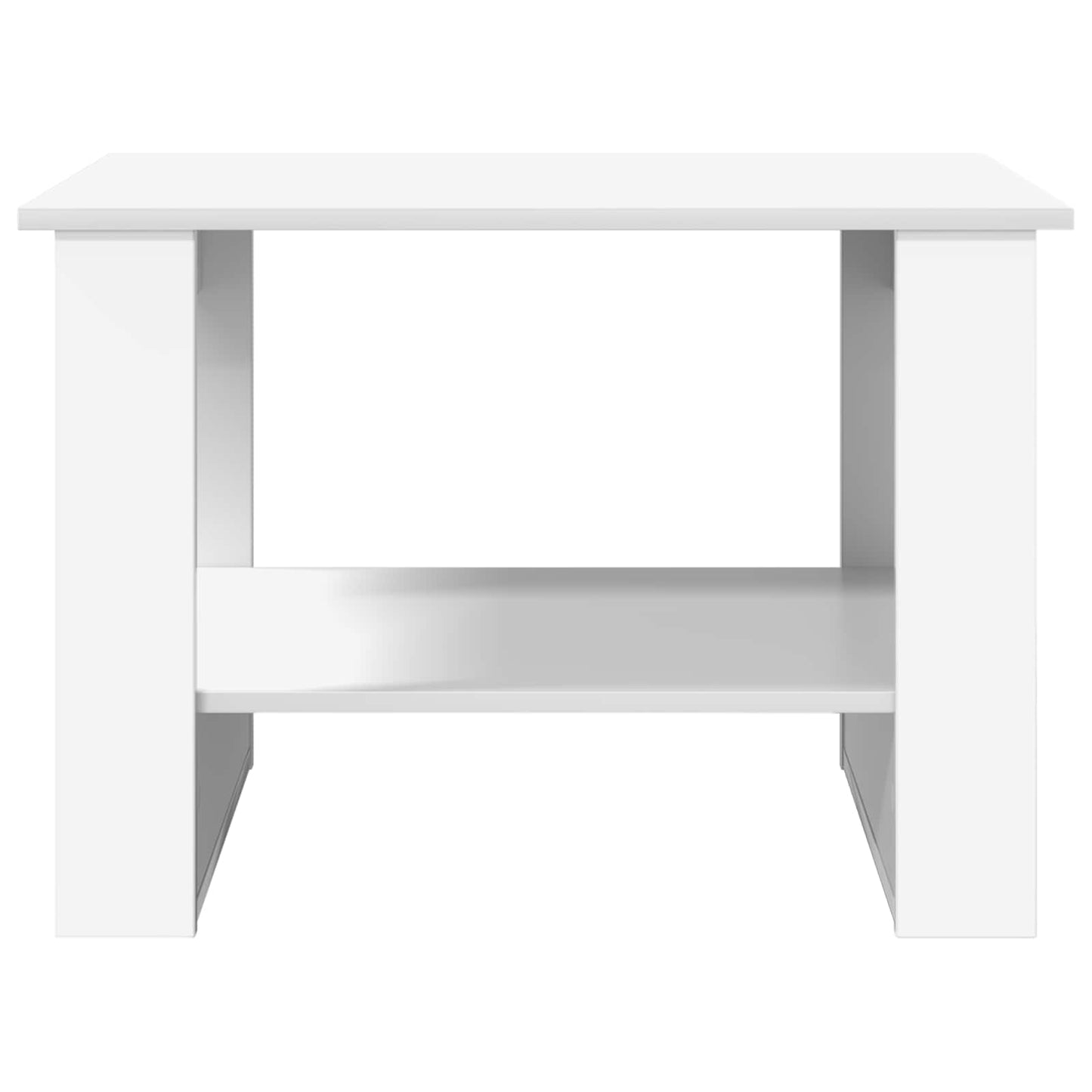 Kaffebord Hvit 72 x 50 x 50 cm Konstruert tre