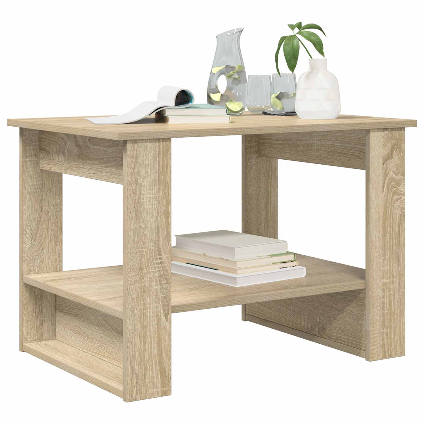 Kaffebord Sonoma eik 72 x 50 x 50 cm Konstruert tre
