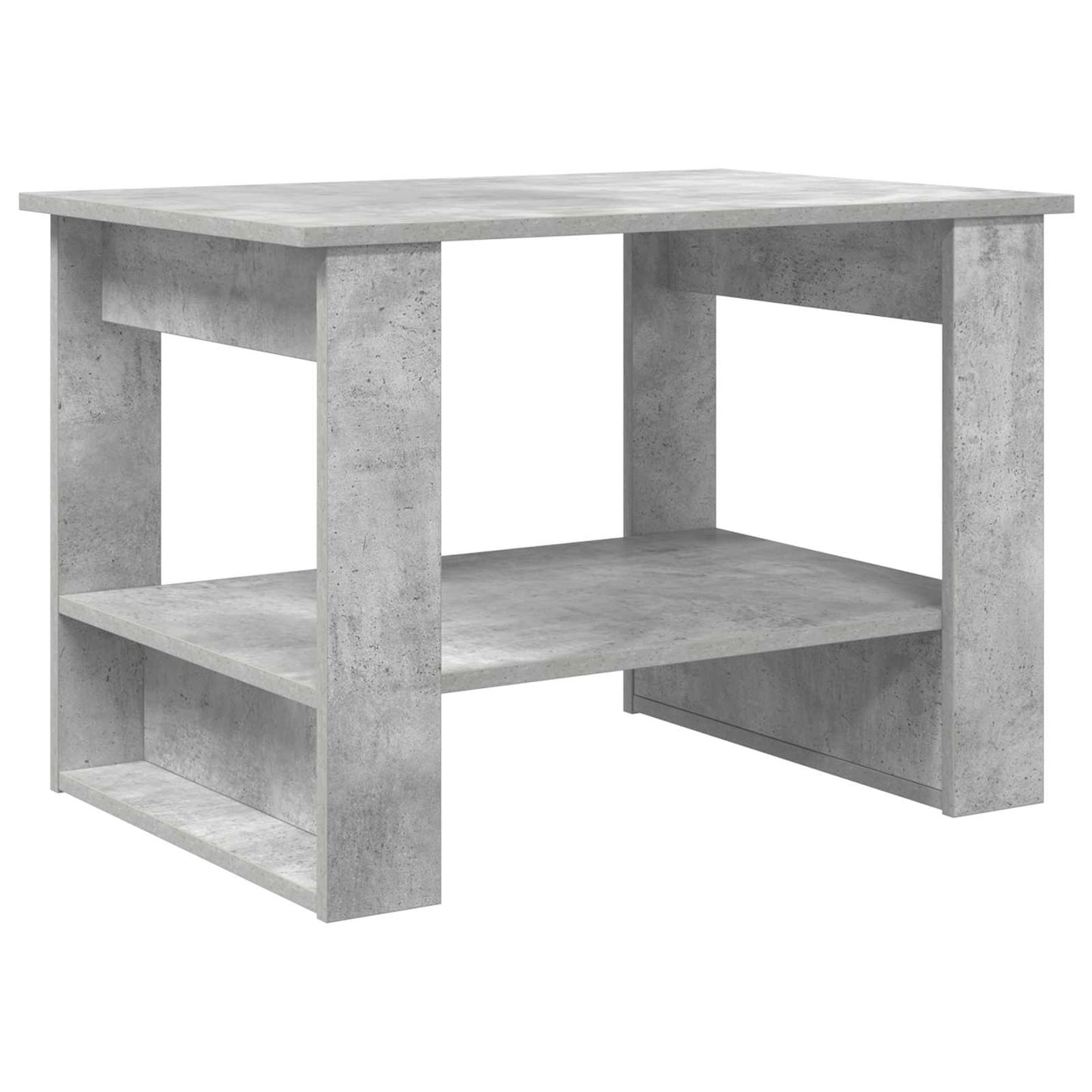 Kaffebord Betonggrå 72 x 50 x 50 cm Konstruert tre