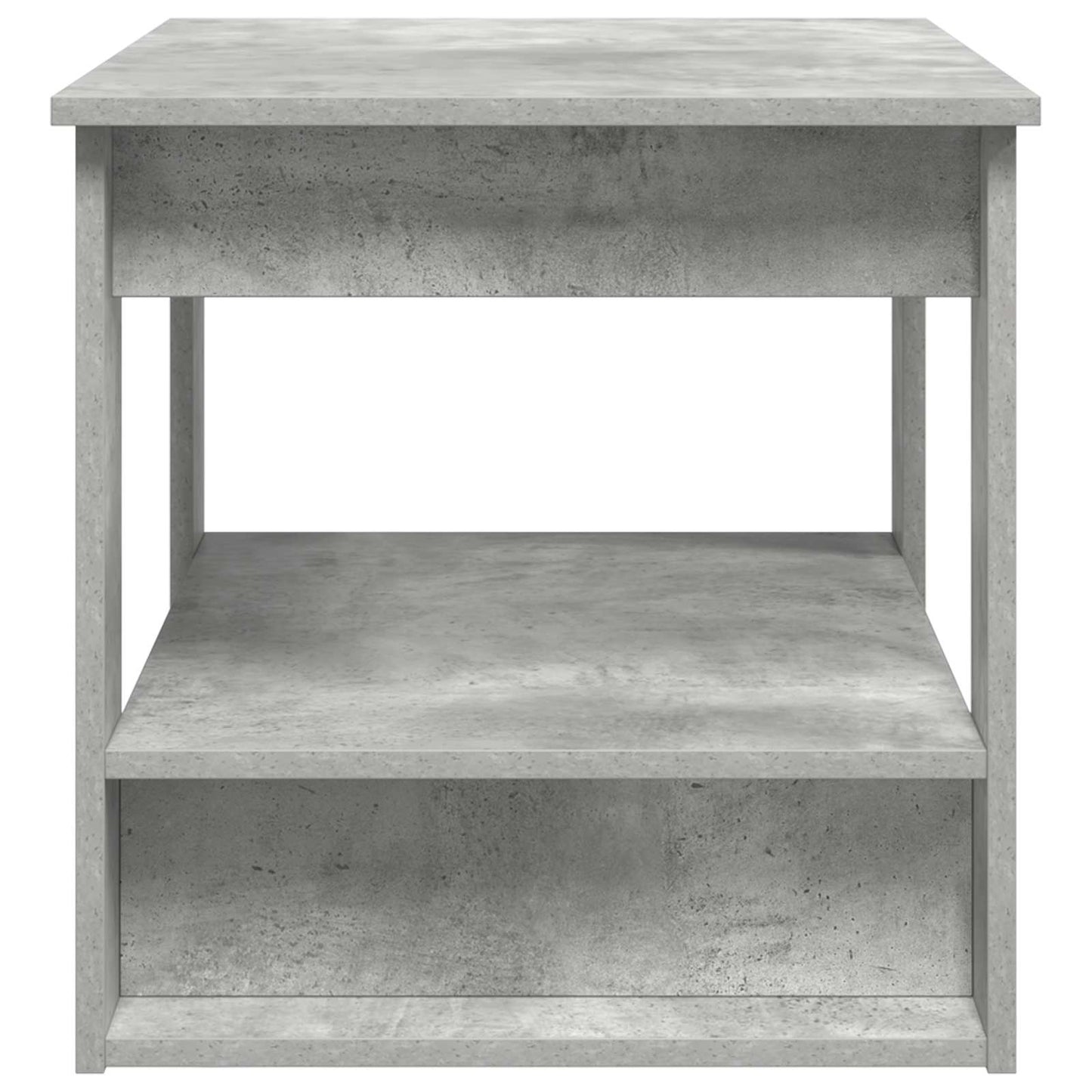 Kaffebord Betonggrå 72 x 50 x 50 cm Konstruert tre