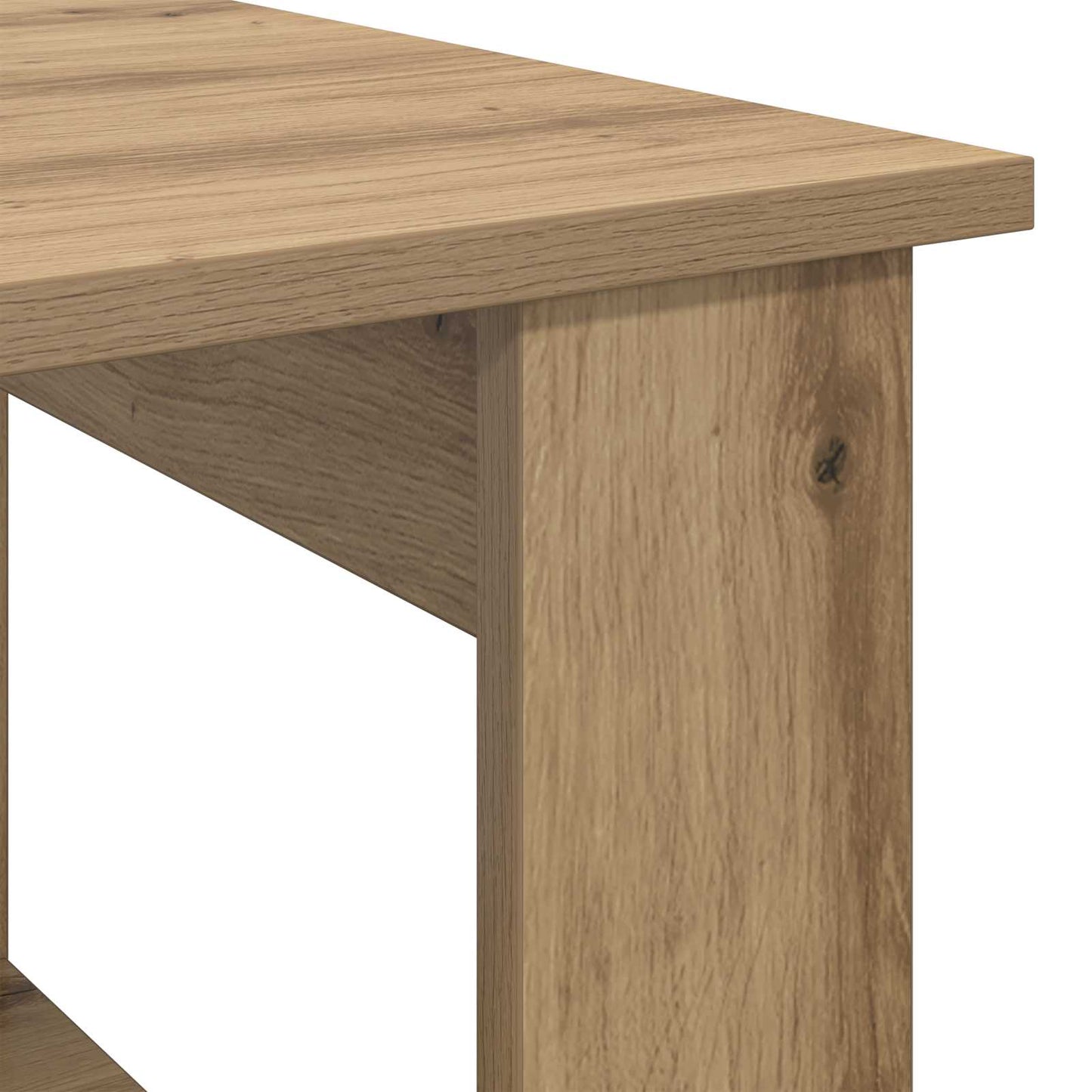 Kaffebord Artisan Eik 72 x 50 x 50 cm Konstruert tre