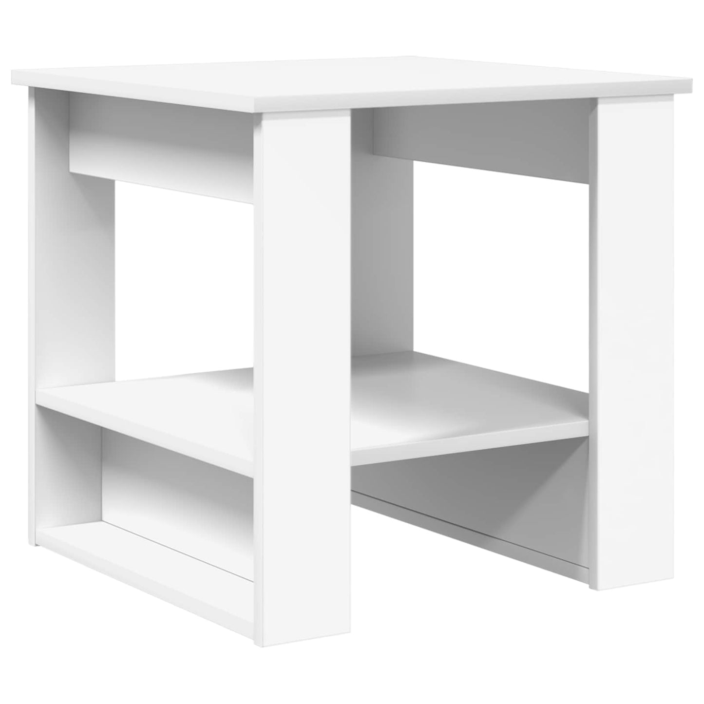 Kaffebord Hvit 51 x 50 x 50 cm Konstruert tre