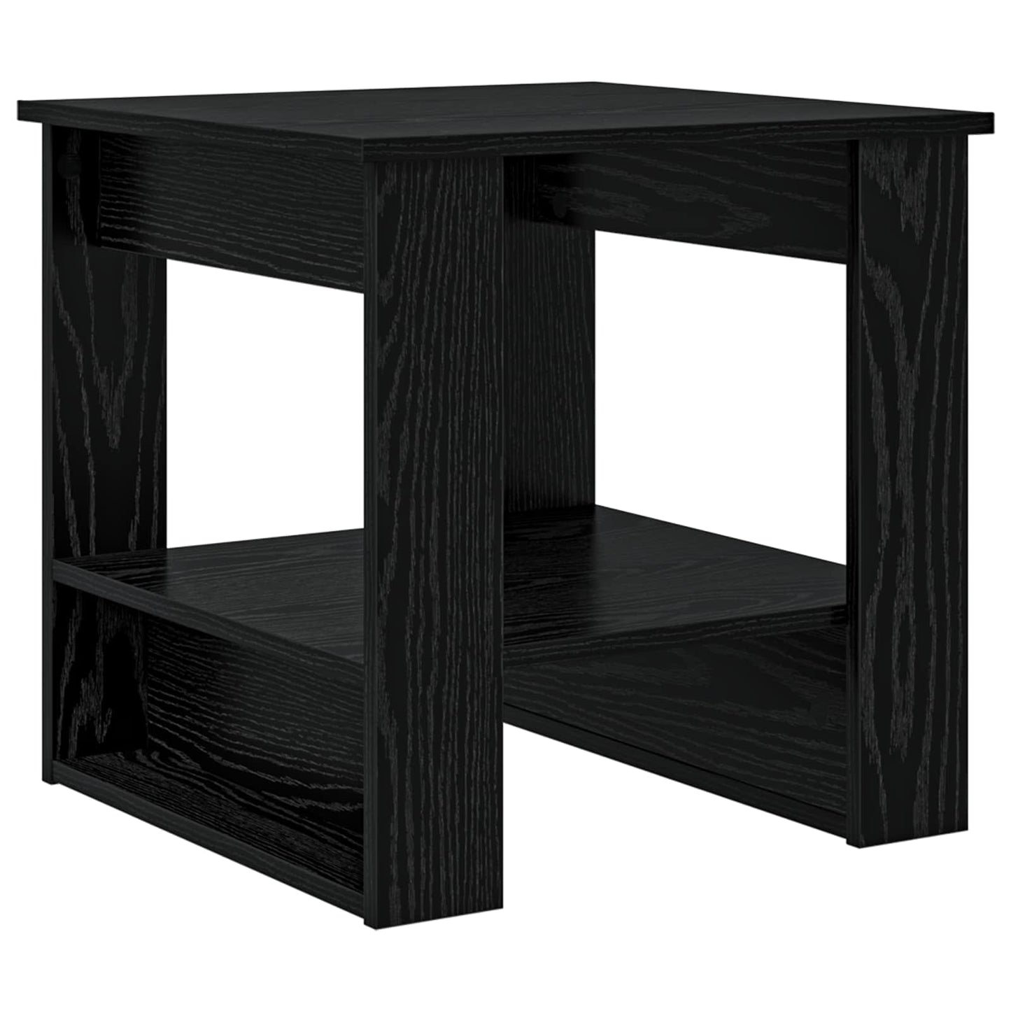 Kaffebord Svart Eik 51 x 50 x 50 cm Konstruert tre