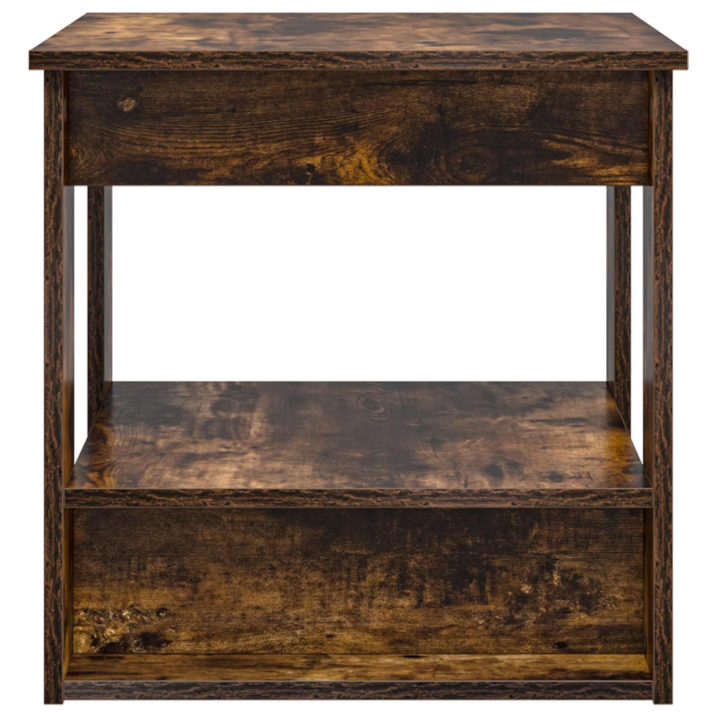 Kaffebord Røkt eik 51 x 50 x 50 cm Konstruert tre