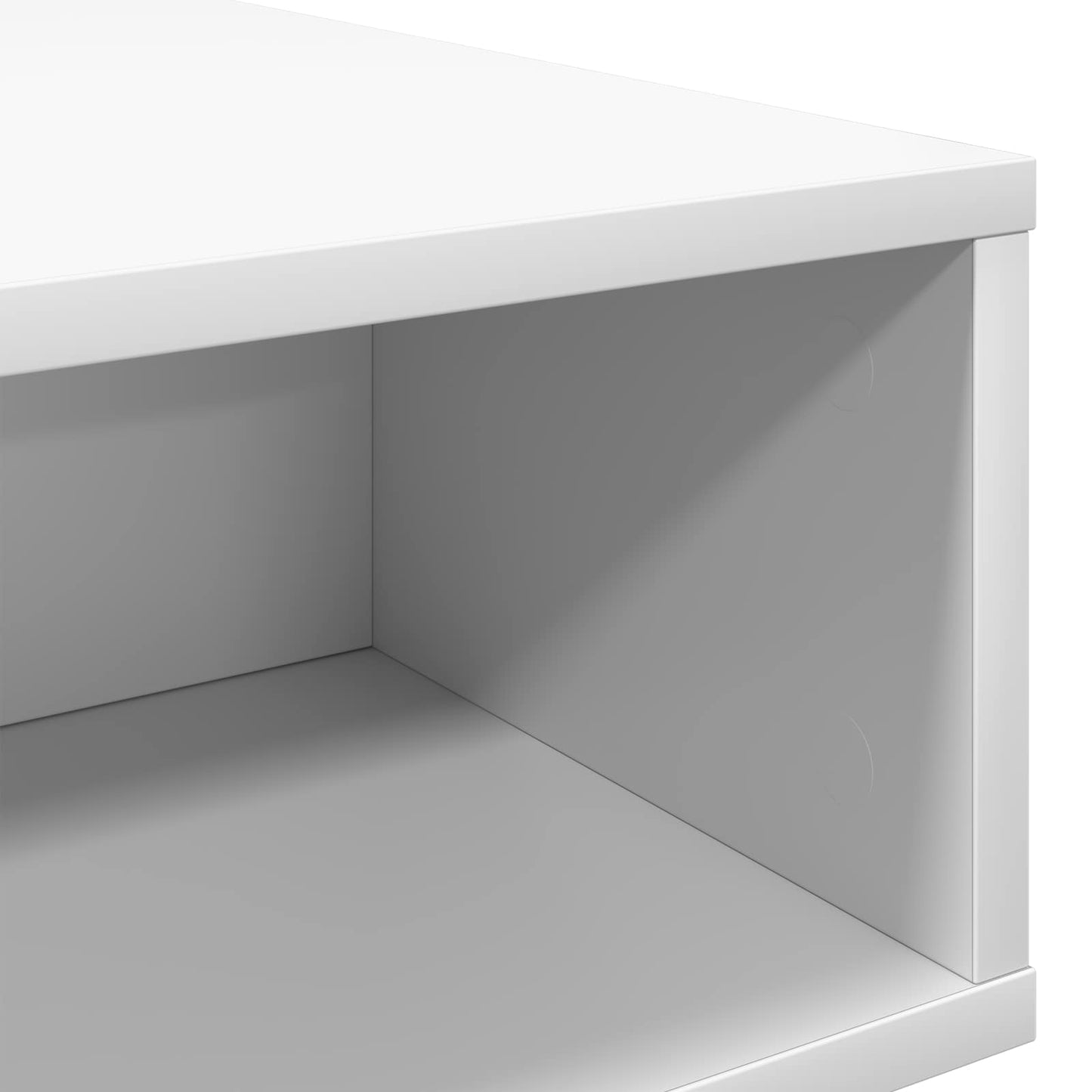 Kaffebord Hvit 105 x 50 x 32,5 cm Konstruert tre