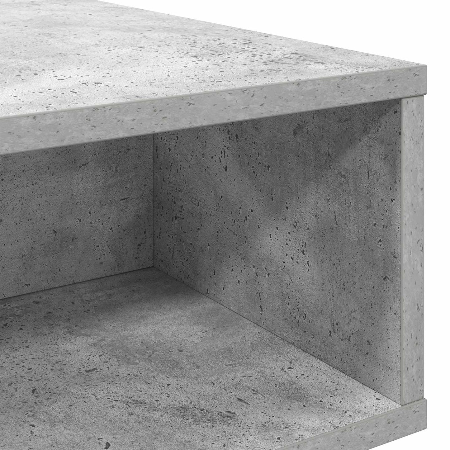 Kaffebord Betonggrå 105 x 50 x 32,5 cm Konstruert tre