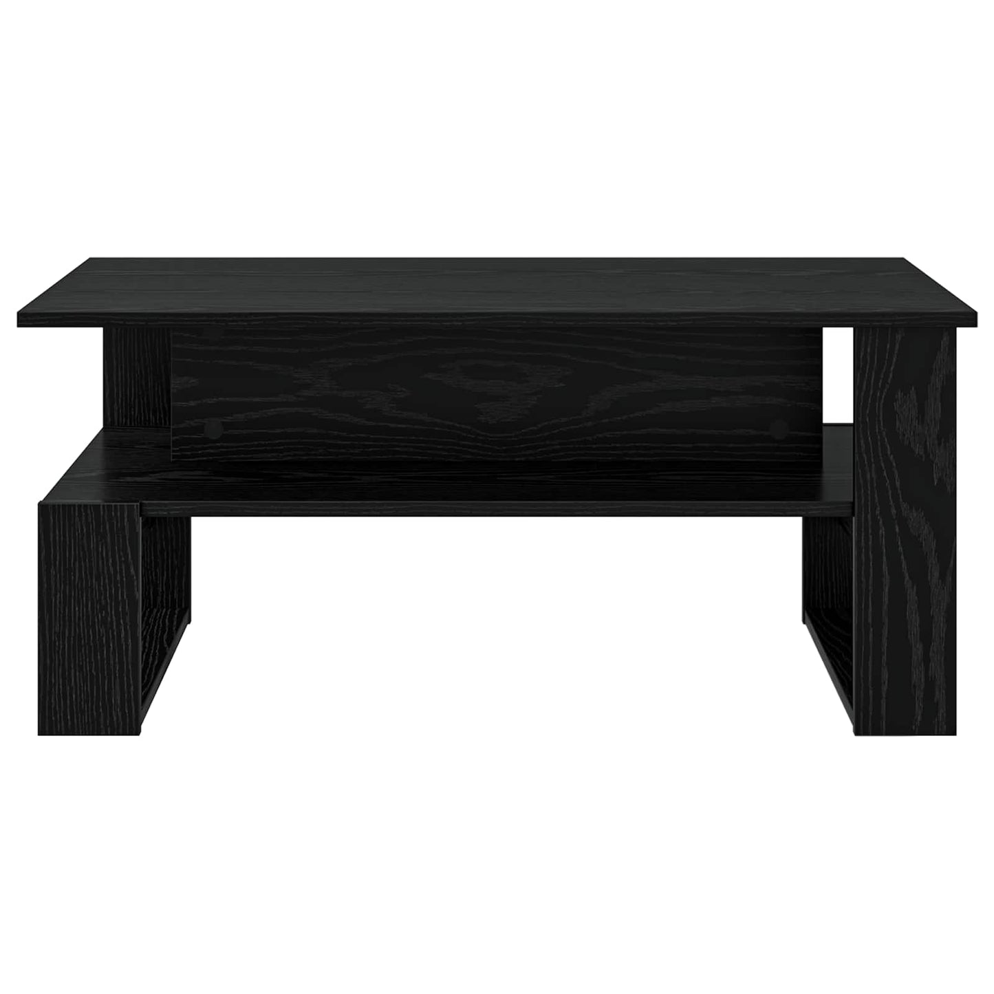 Kaffebord Svart Eik 90 x 50 x 40 cm Konstruert tre