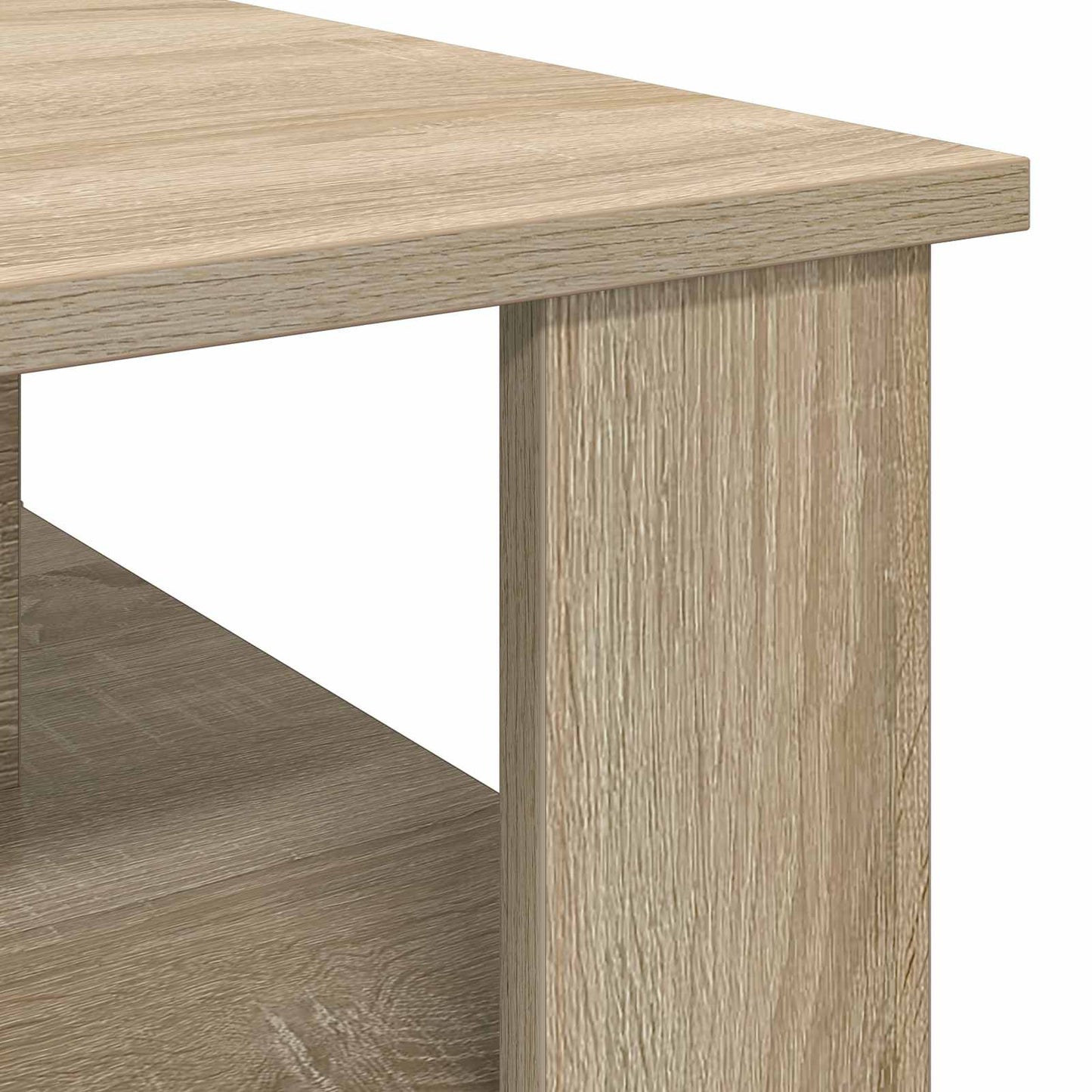 Kaffebord Sonoma eik 90 x 50 x 40 cm Konstruert tre