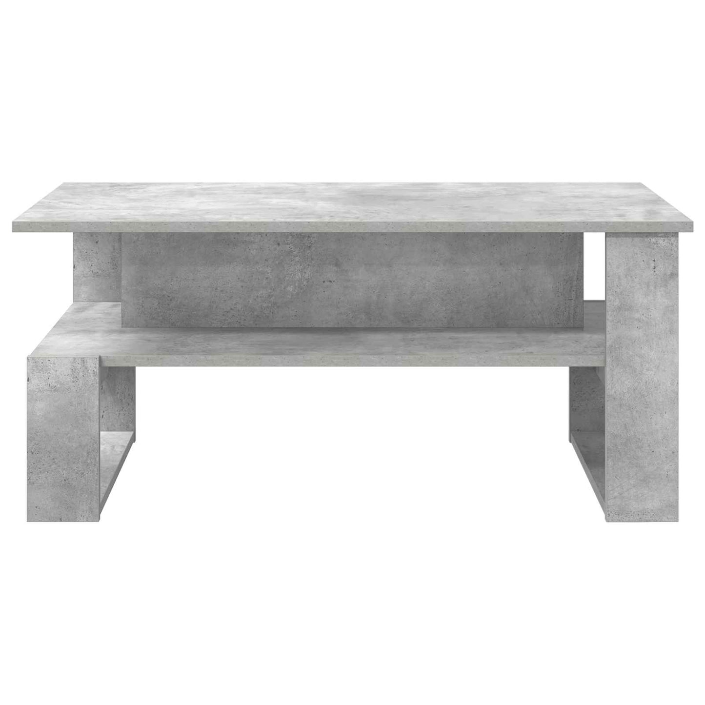 Kaffebord Betonggrå 90 x 50 x 40 cm Konstruert tre