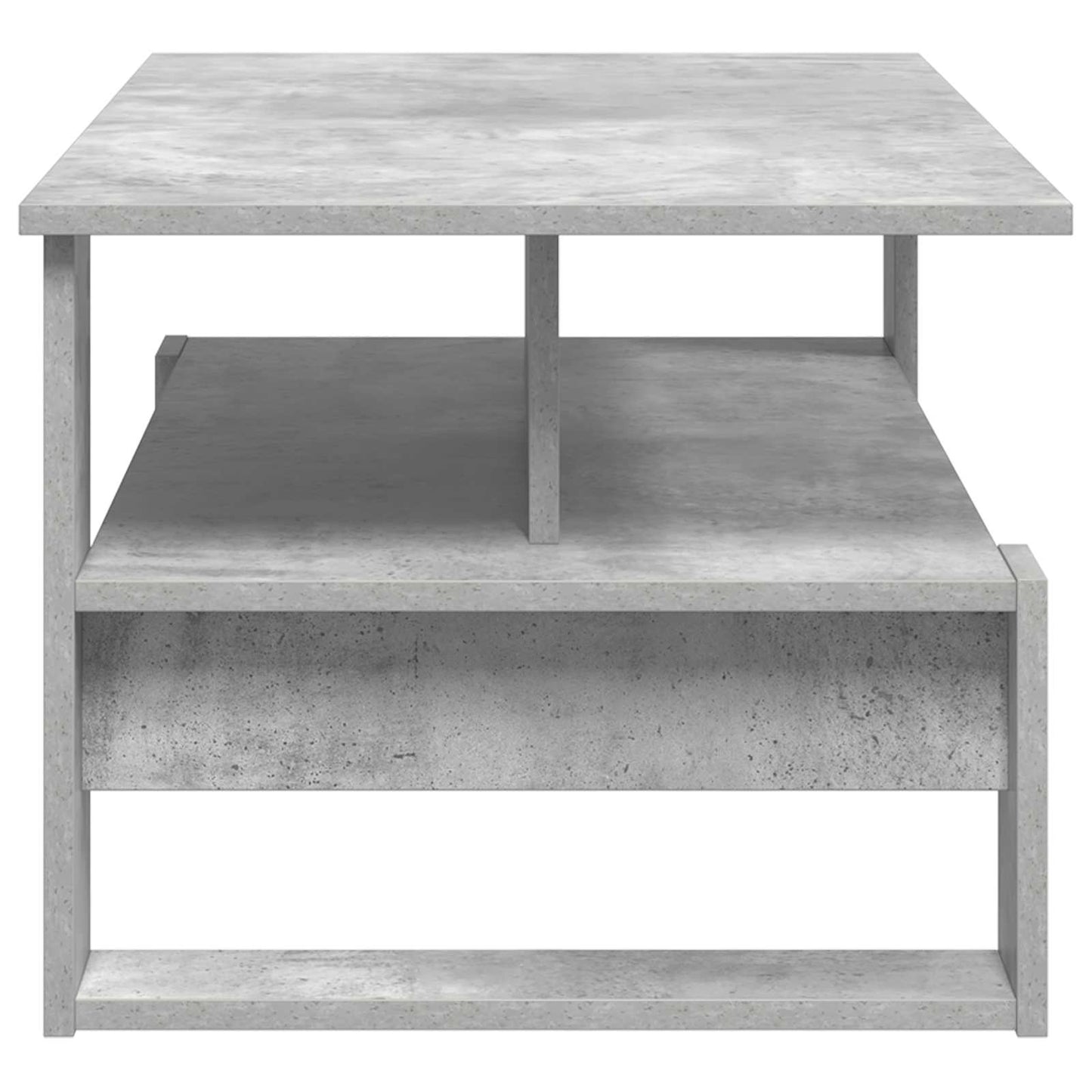 Kaffebord Betonggrå 90 x 50 x 40 cm Konstruert tre