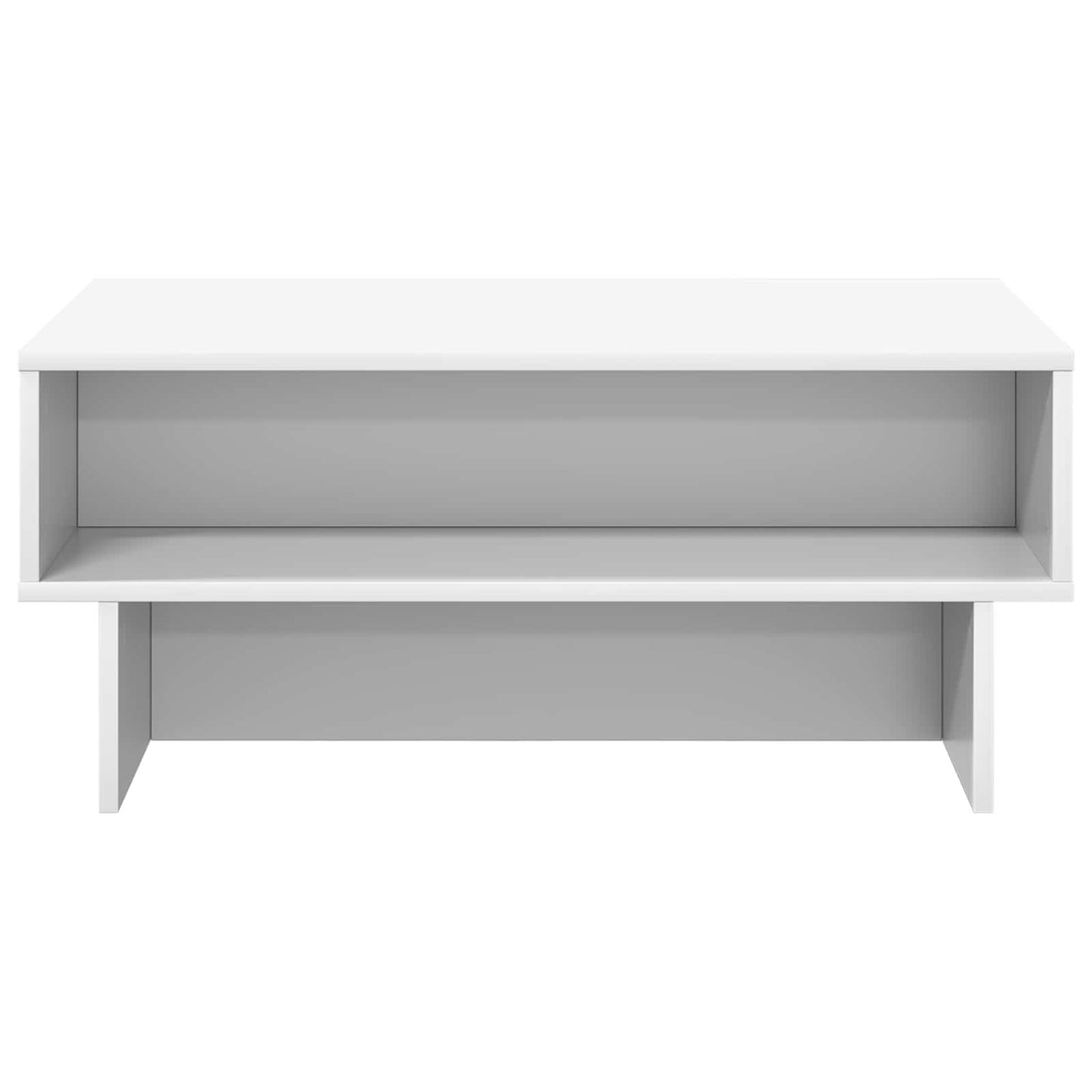 Kaffebord Hvit 80 x 46 x 35 cm Konstruert tre
