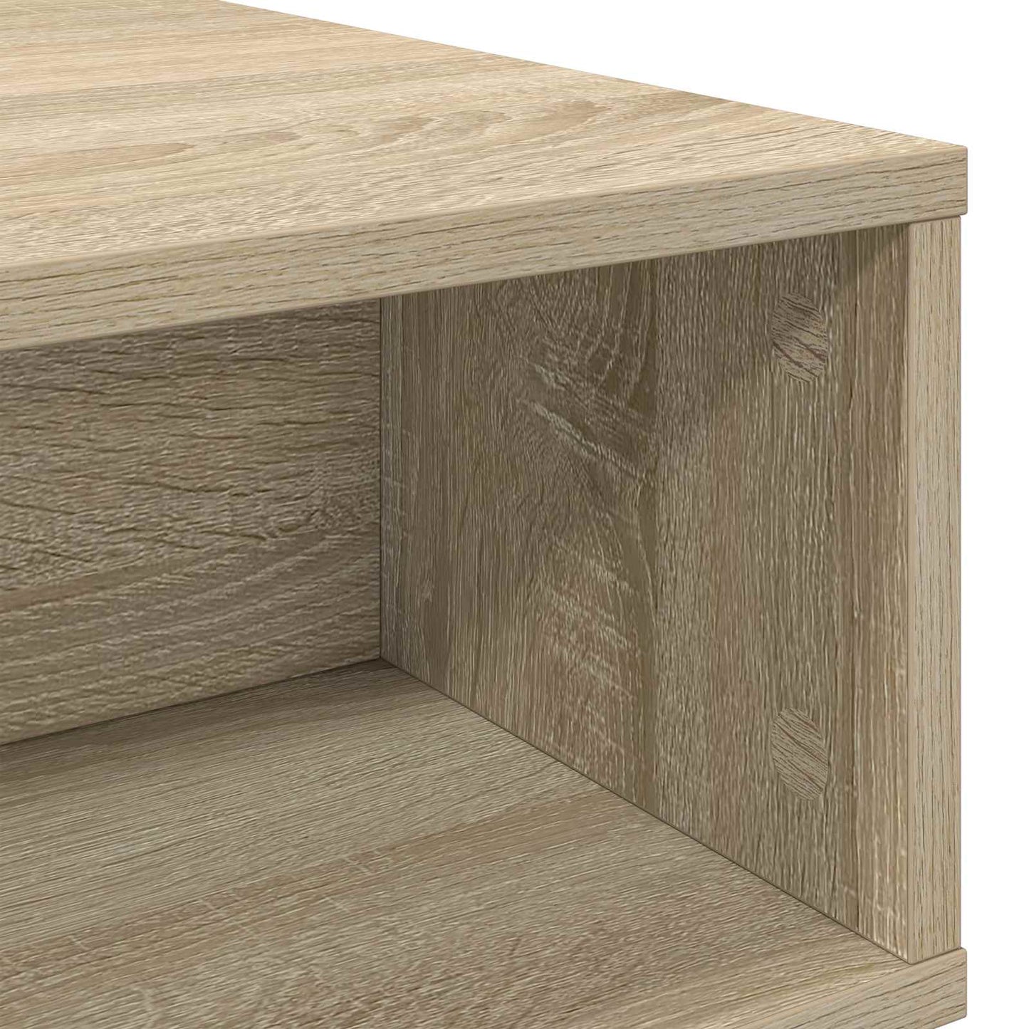 Kaffebord Sonoma eik 80 x 46 x 35 cm Konstruert tre