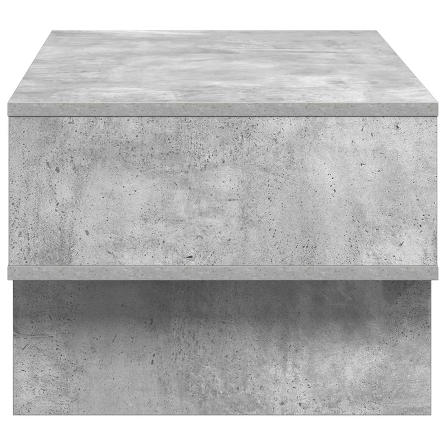 Kaffebord Betonggrå 80 x 46 x 35 cm Konstruert tre