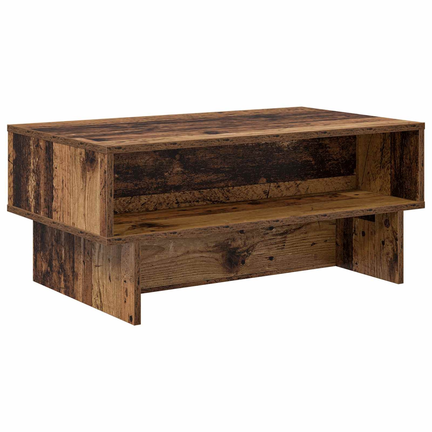 Kaffebord Gammelt tre 80 x 46 x 35 cm Konstruert tre
