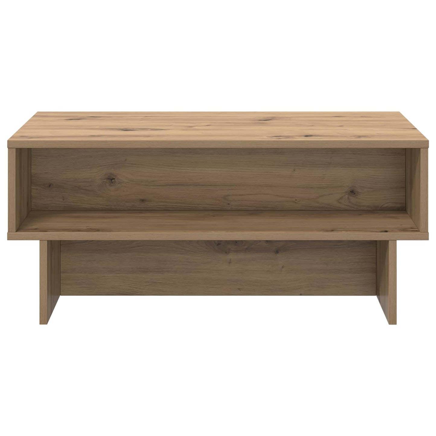 Kaffebord Artisan Eik 80 x 46 x 35 cm Konstruert tre