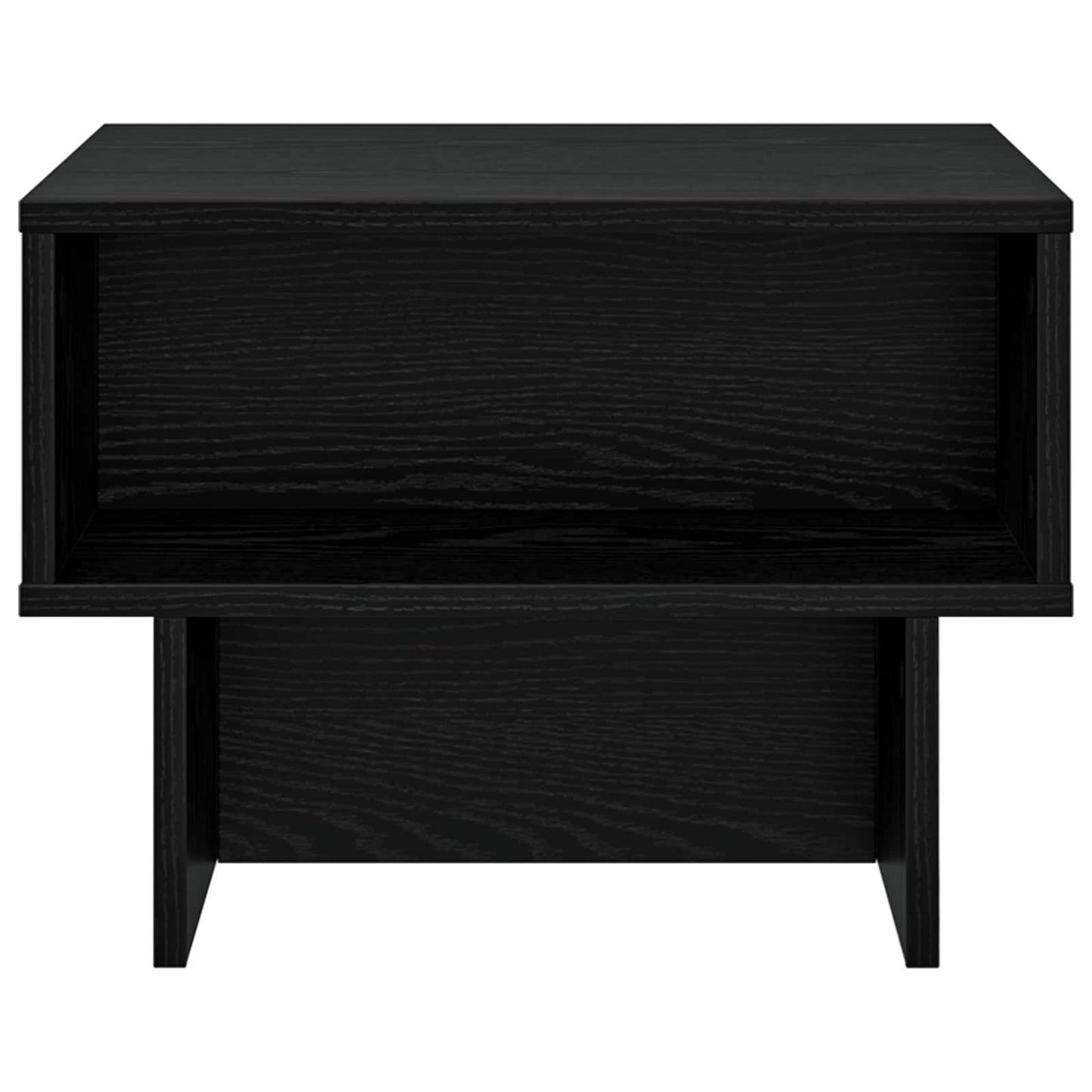 Kaffebord Svart Eik 48 x 46 x 35 cm Konstruert tre