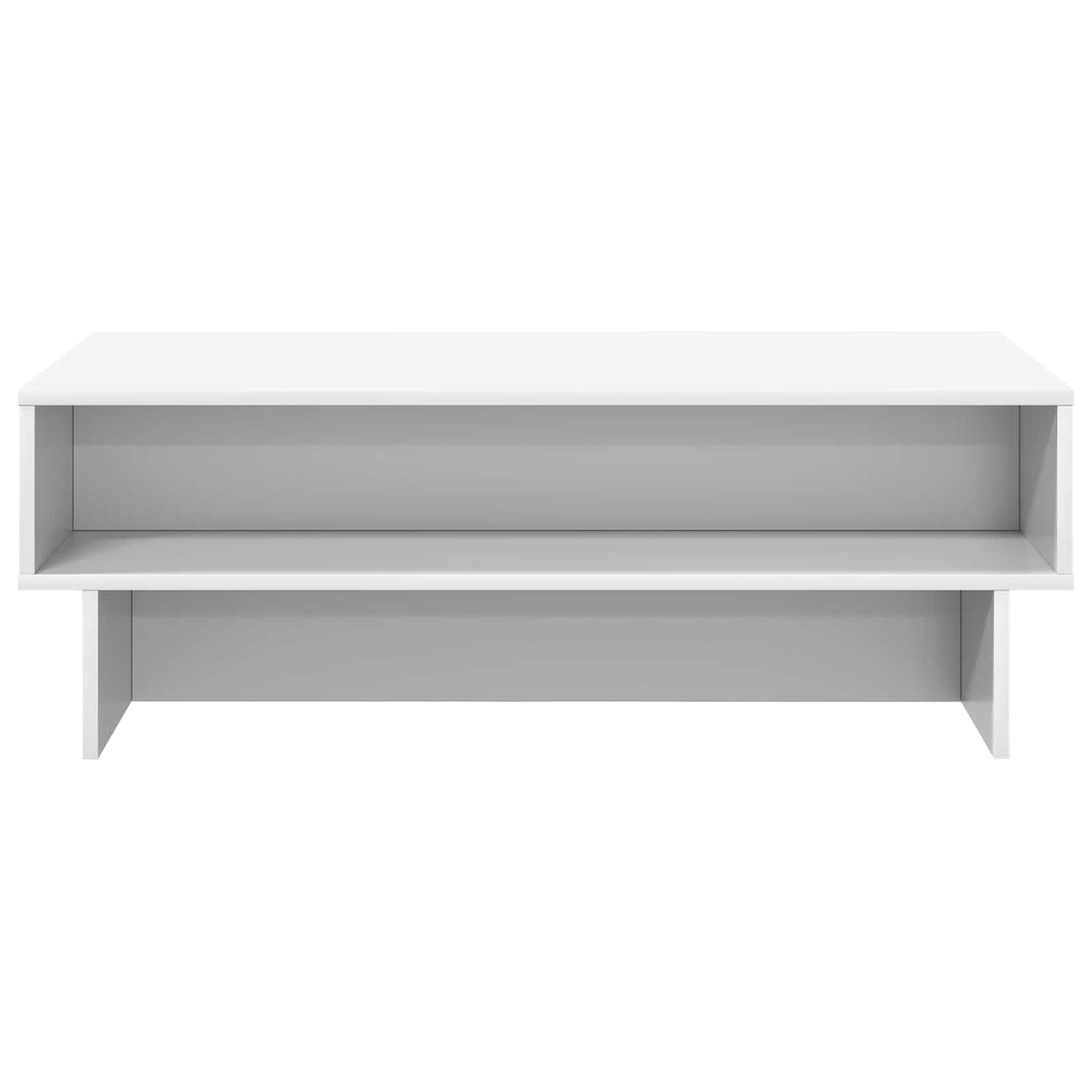 Kaffebord Hvit 100 x 46 x 35 cm Konstruert tre