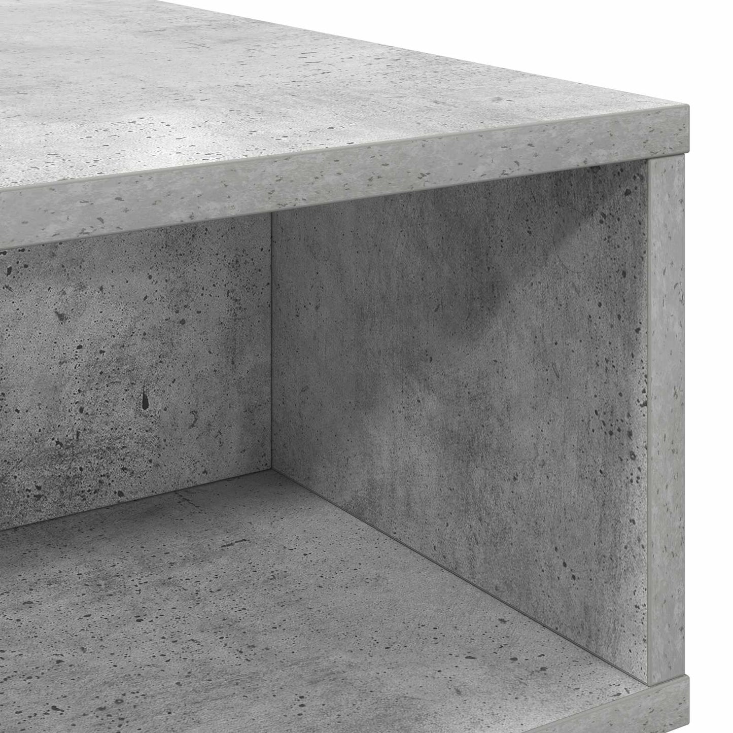 Kaffebord Betonggrå 100 x 46 x 35 cm Konstruert tre