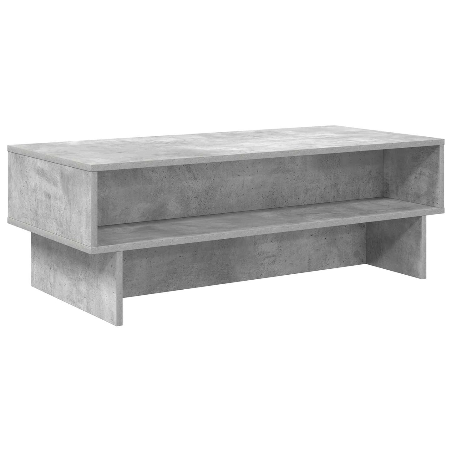 Kaffebord Betonggrå 100 x 46 x 35 cm Konstruert tre