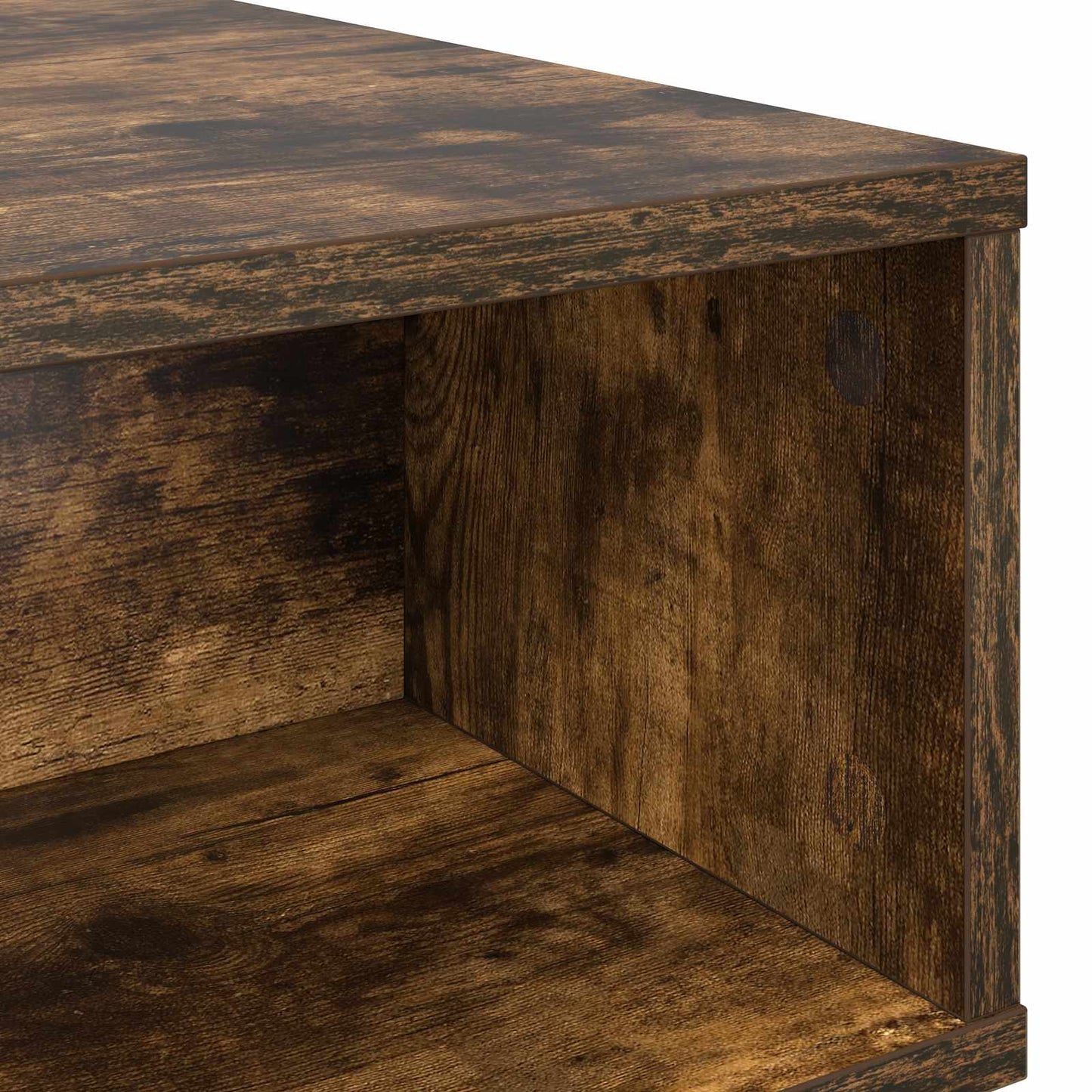 Kaffebord Røkt eik 100 x 46 x 35 cm Konstruert tre