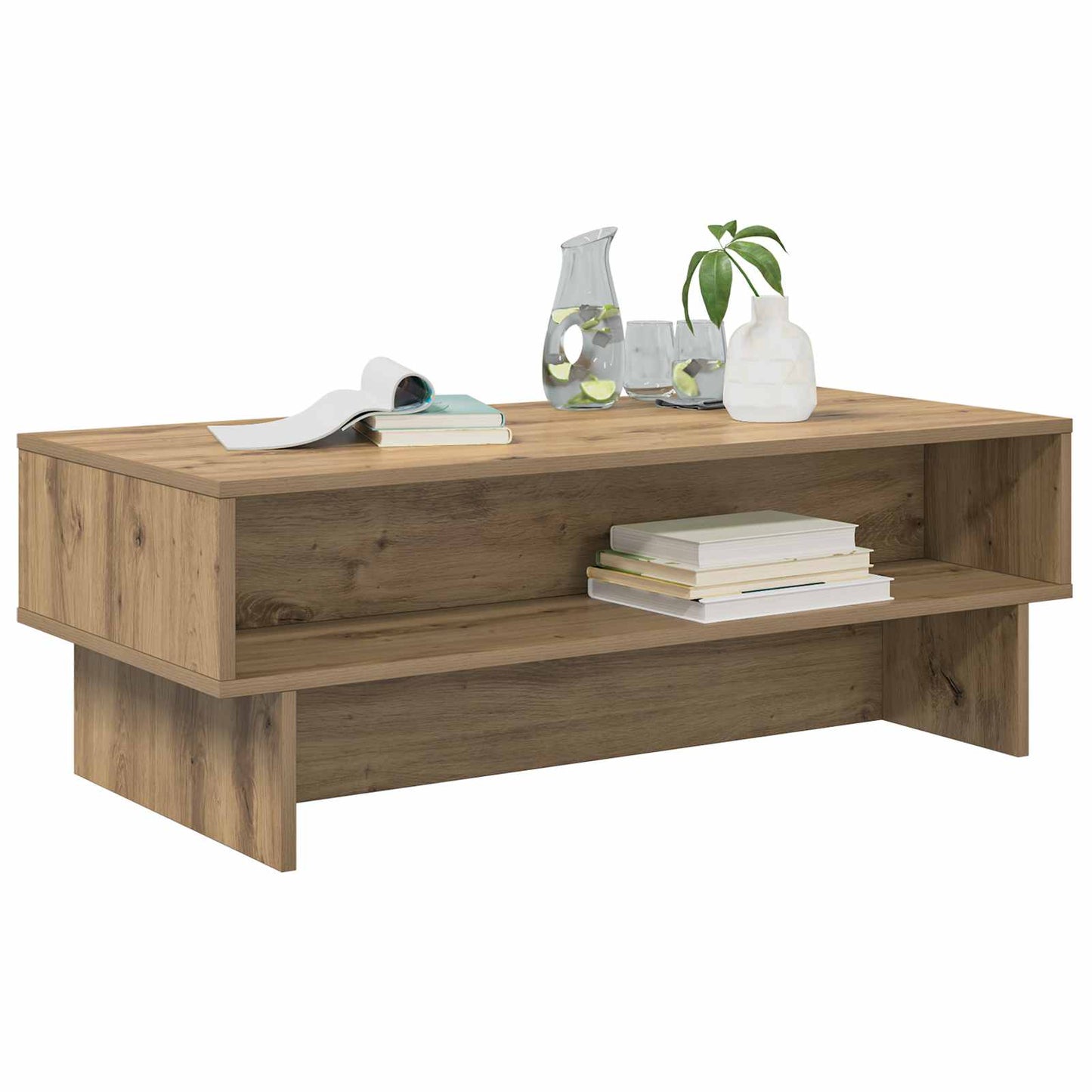 Kaffebord Artisan Eik 100 x 46 x 35 cm Konstruert tre