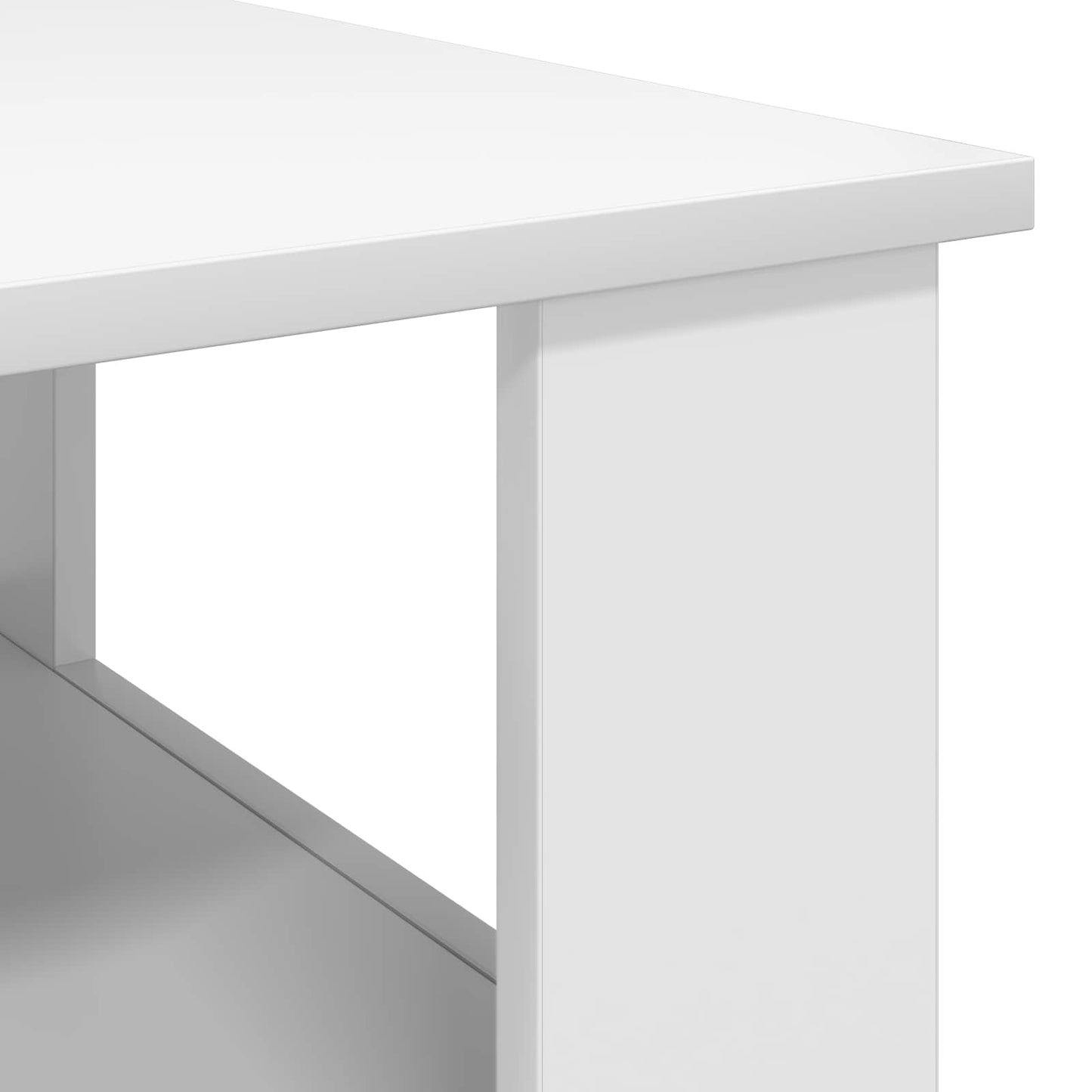 Kaffebord Hvit 57 x 55 x 45 cm Konstruert tre