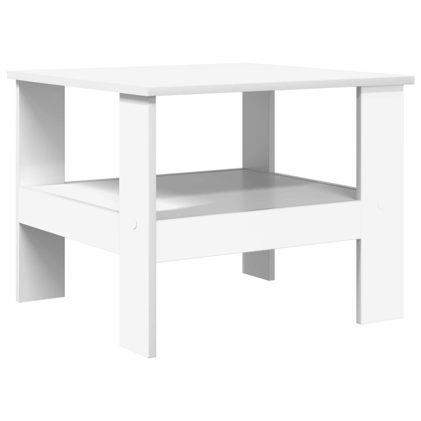 Kaffebord Hvit 57 x 55 x 45 cm Konstruert tre