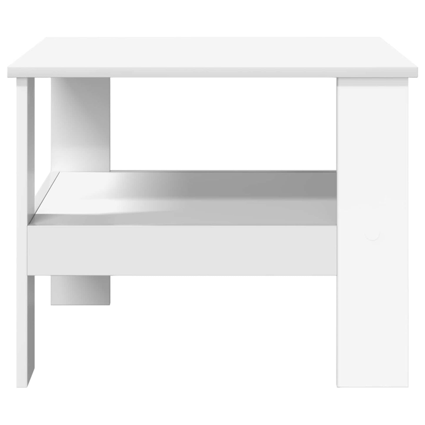 Kaffebord Hvit 57 x 55 x 45 cm Konstruert tre