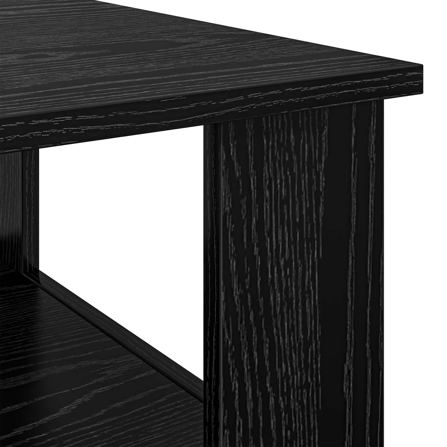 Kaffebord Svart Eik 57 x 55 x 45 cm Konstruert tre
