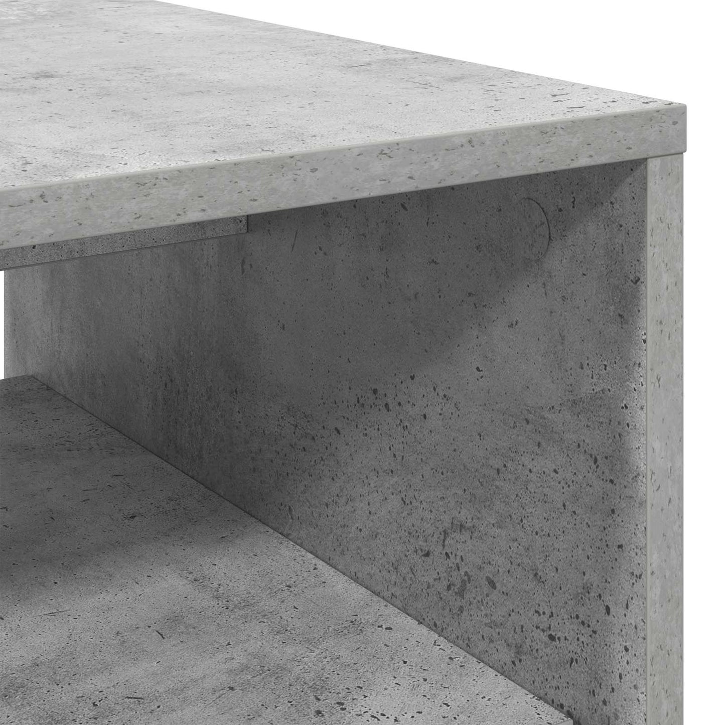 Kaffebord Betonggrå 60 x 50 x 40 cm Konstruert tre