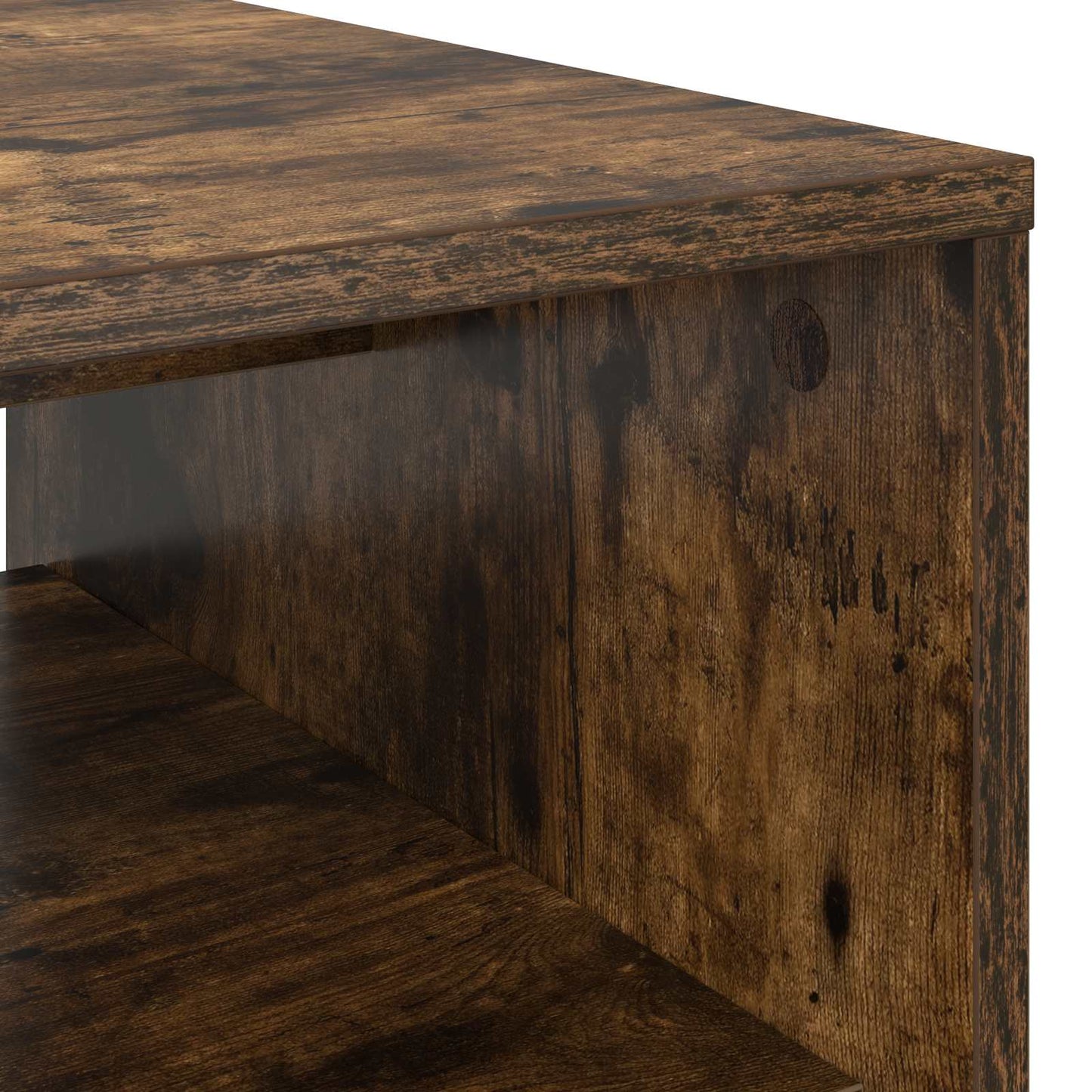 Kaffebord Røkt eik 60 x 50 x 40 cm Konstruert tre