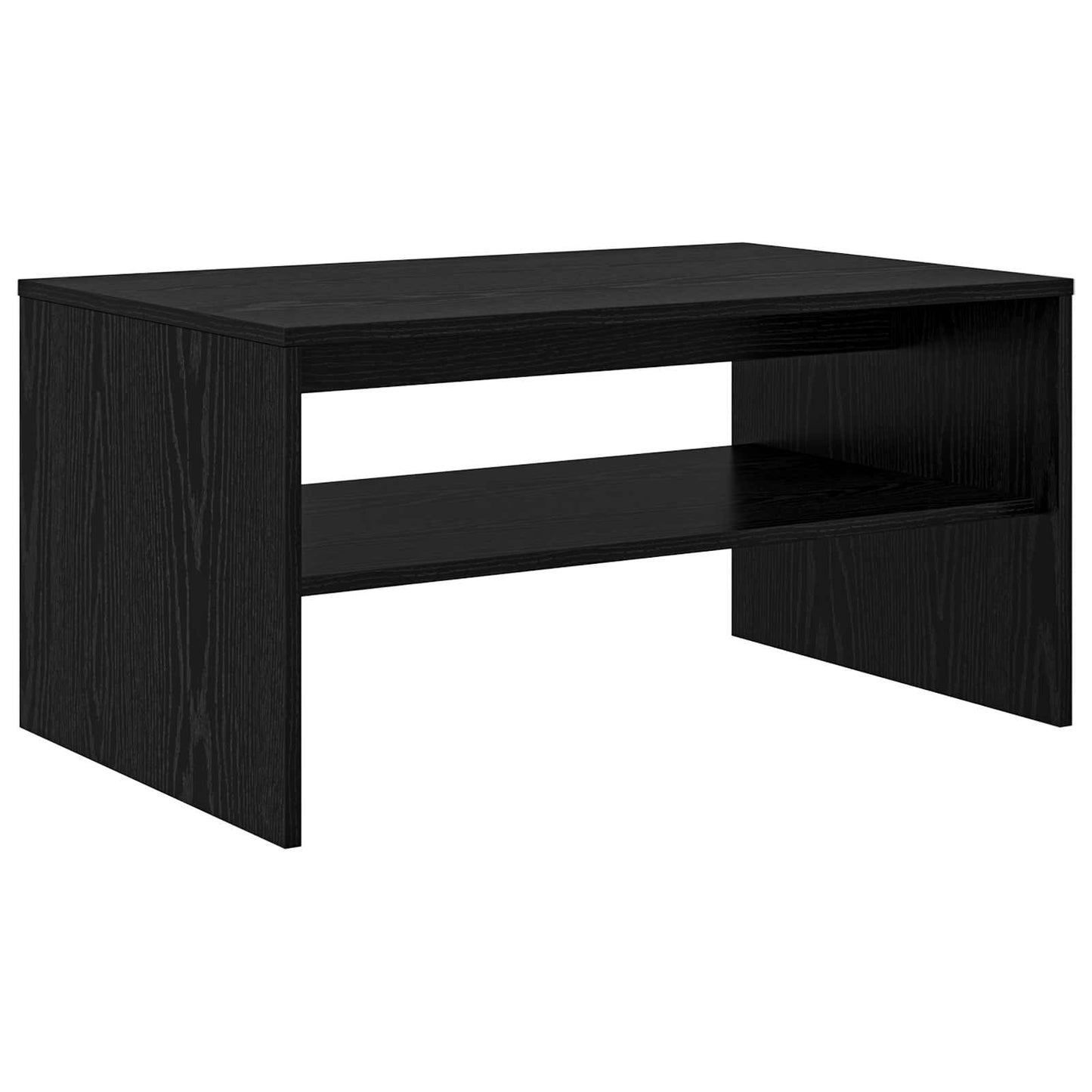 Kaffebord Svart Eik 80 x 50 x 40 cm Konstruert tre