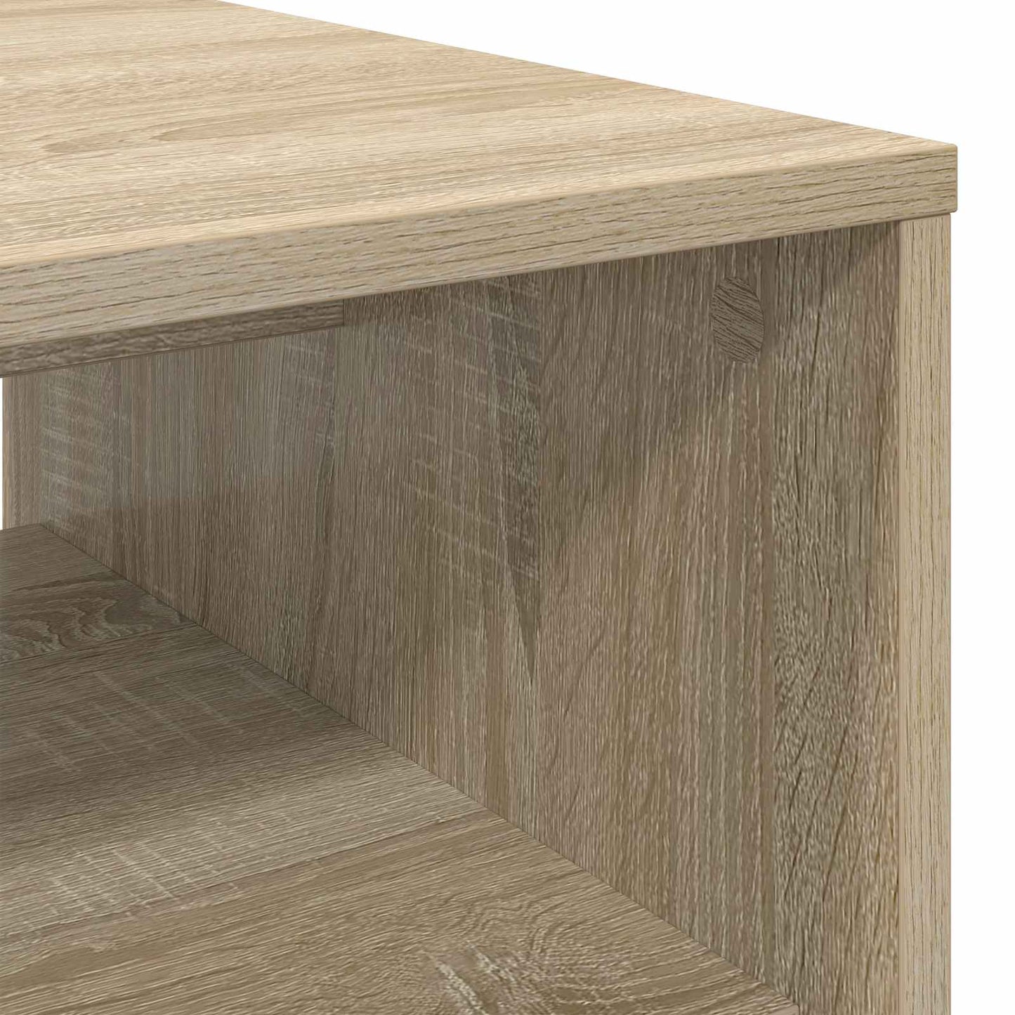 Kaffebord Sonoma eik 80 x 50 x 40 cm Konstruert tre
