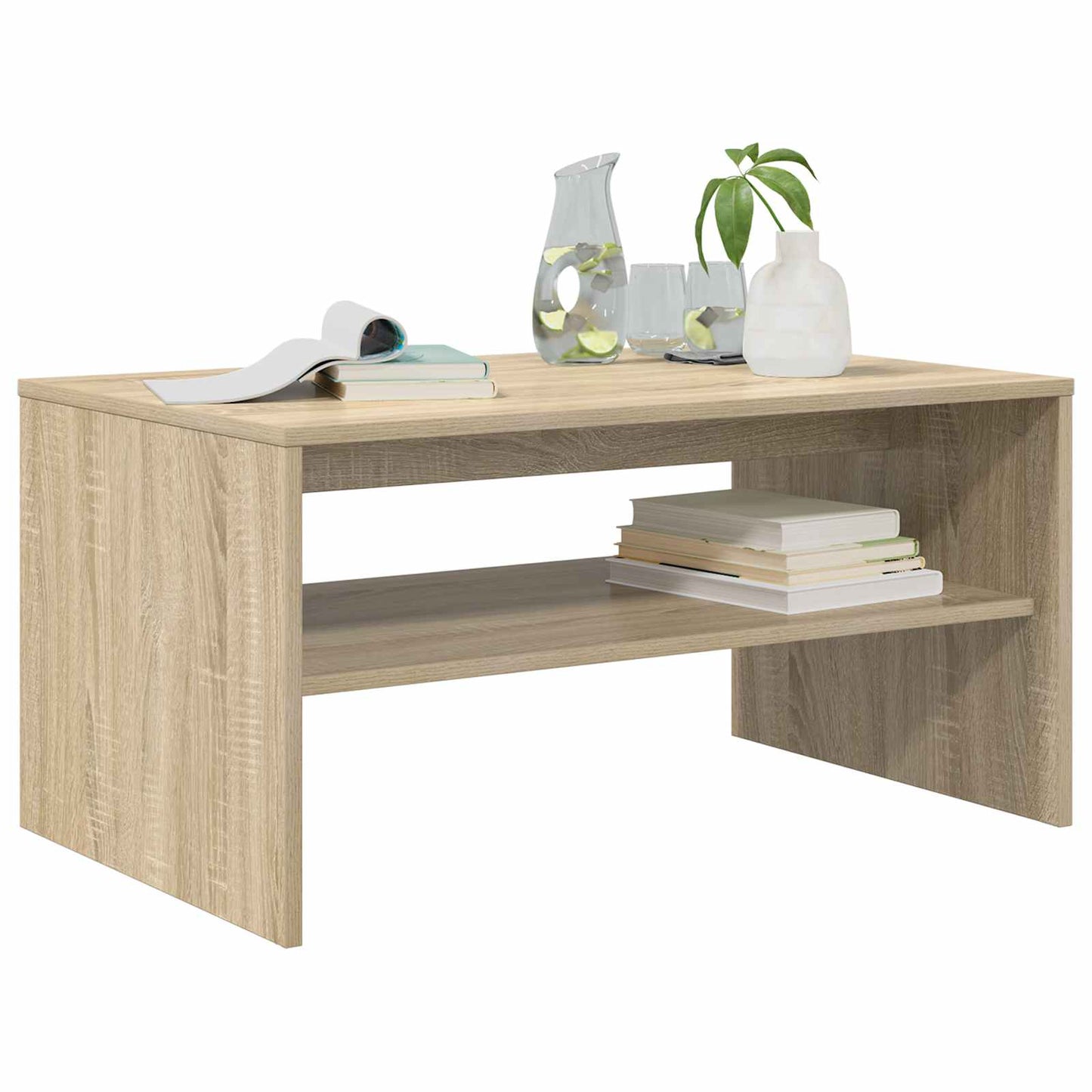 Kaffebord Sonoma eik 80 x 50 x 40 cm Konstruert tre