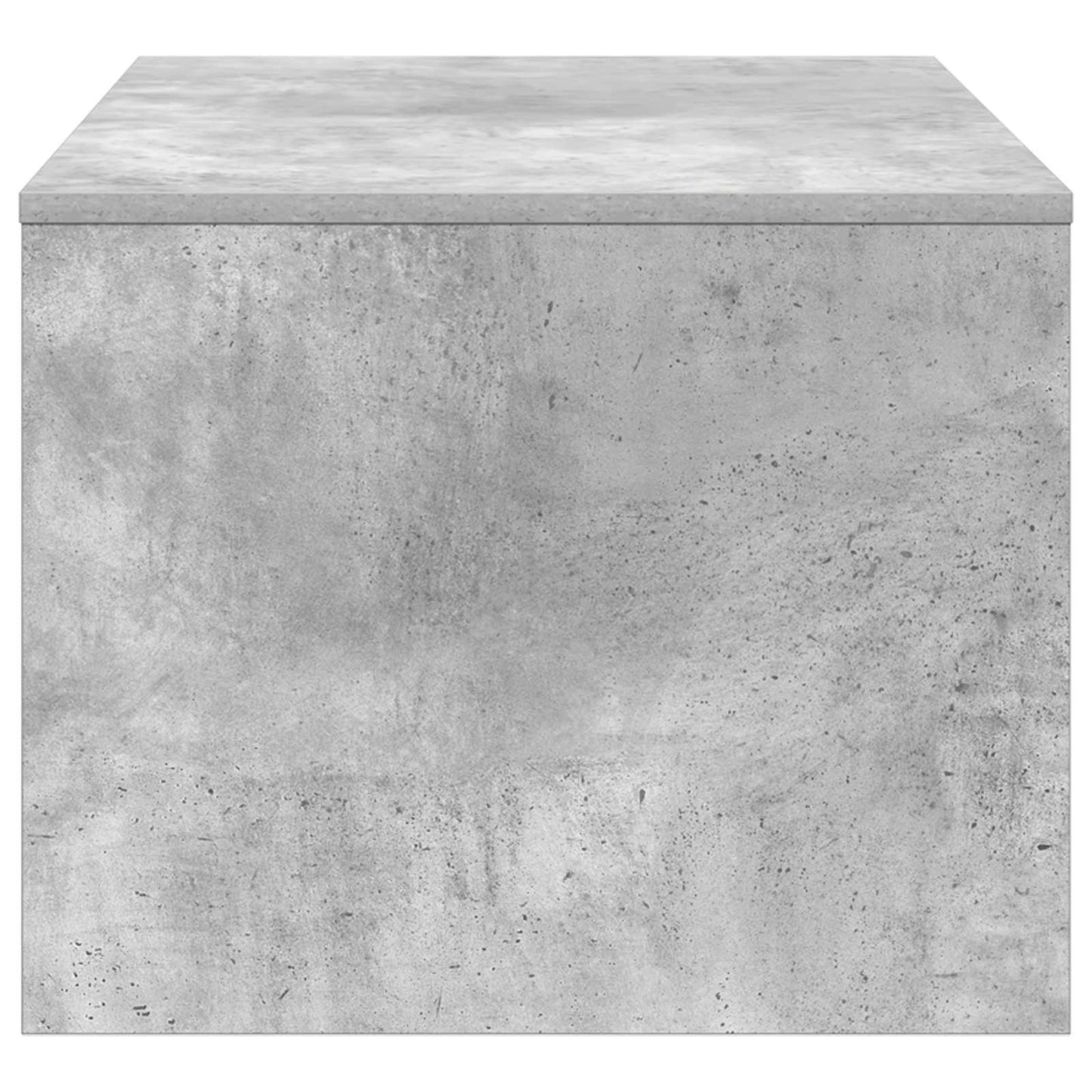 Kaffebord Betonggrå 80 x 50 x 40 cm Konstruert tre